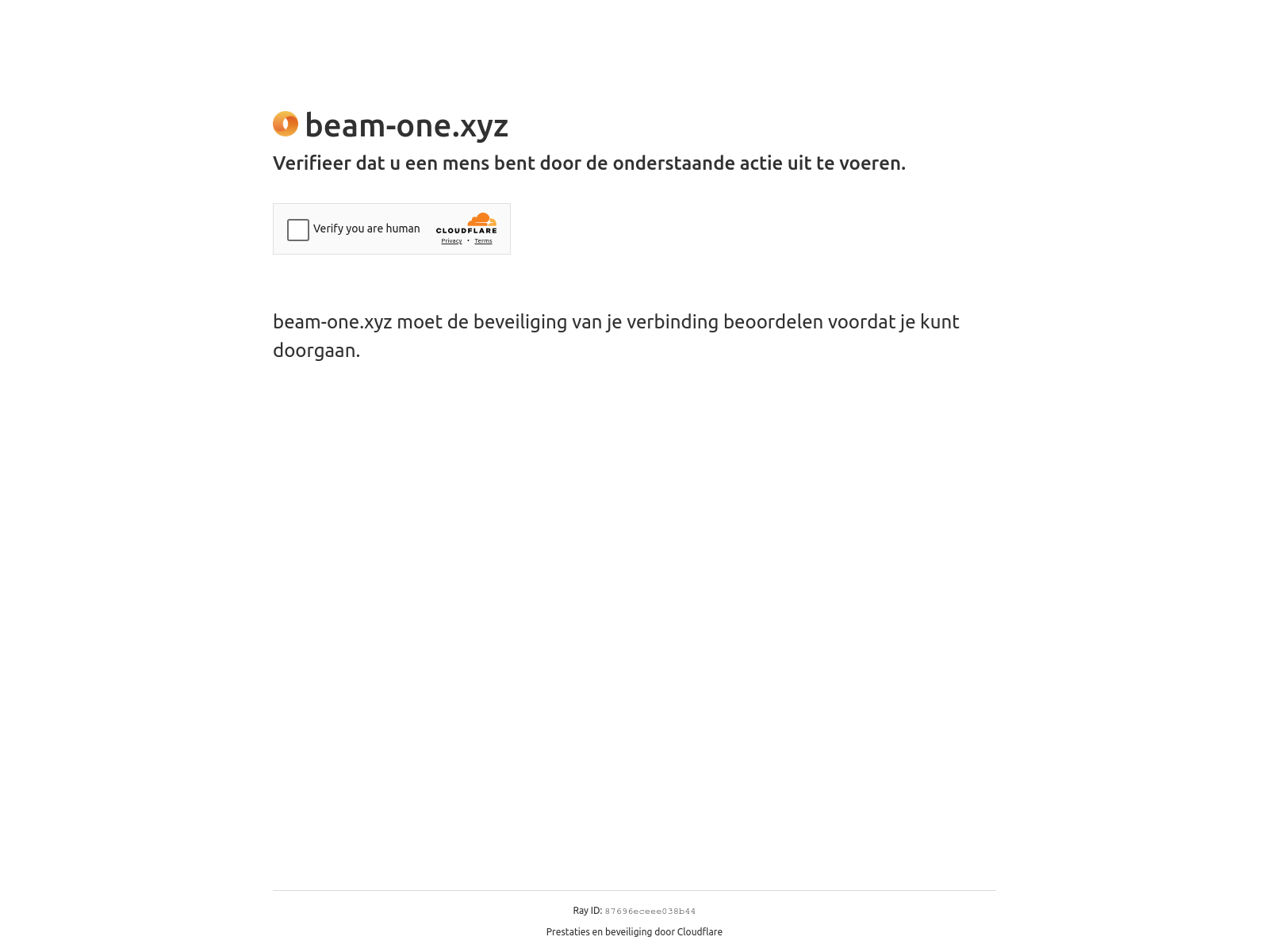 Screenshot of beam-one.xyz