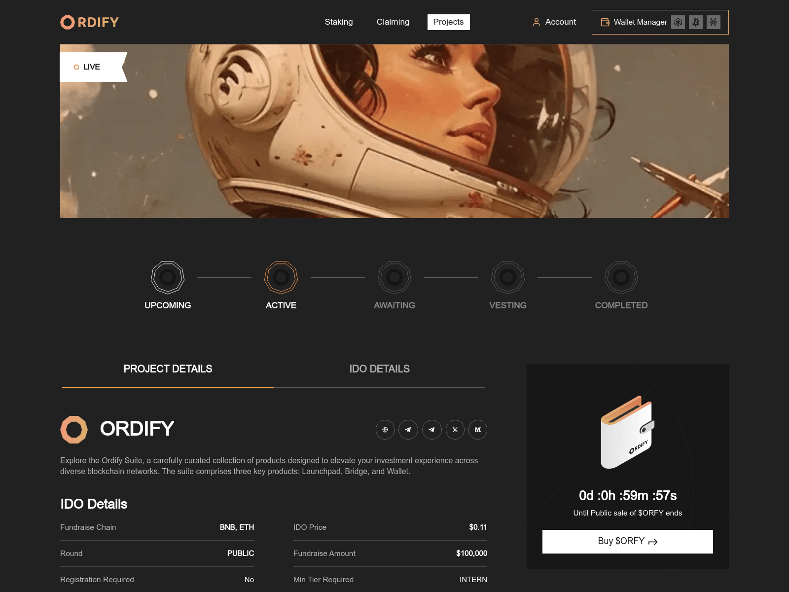 Screenshot of ordify-sale.live