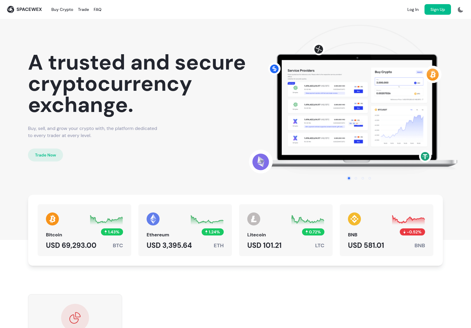 Screenshot of spacewex.com