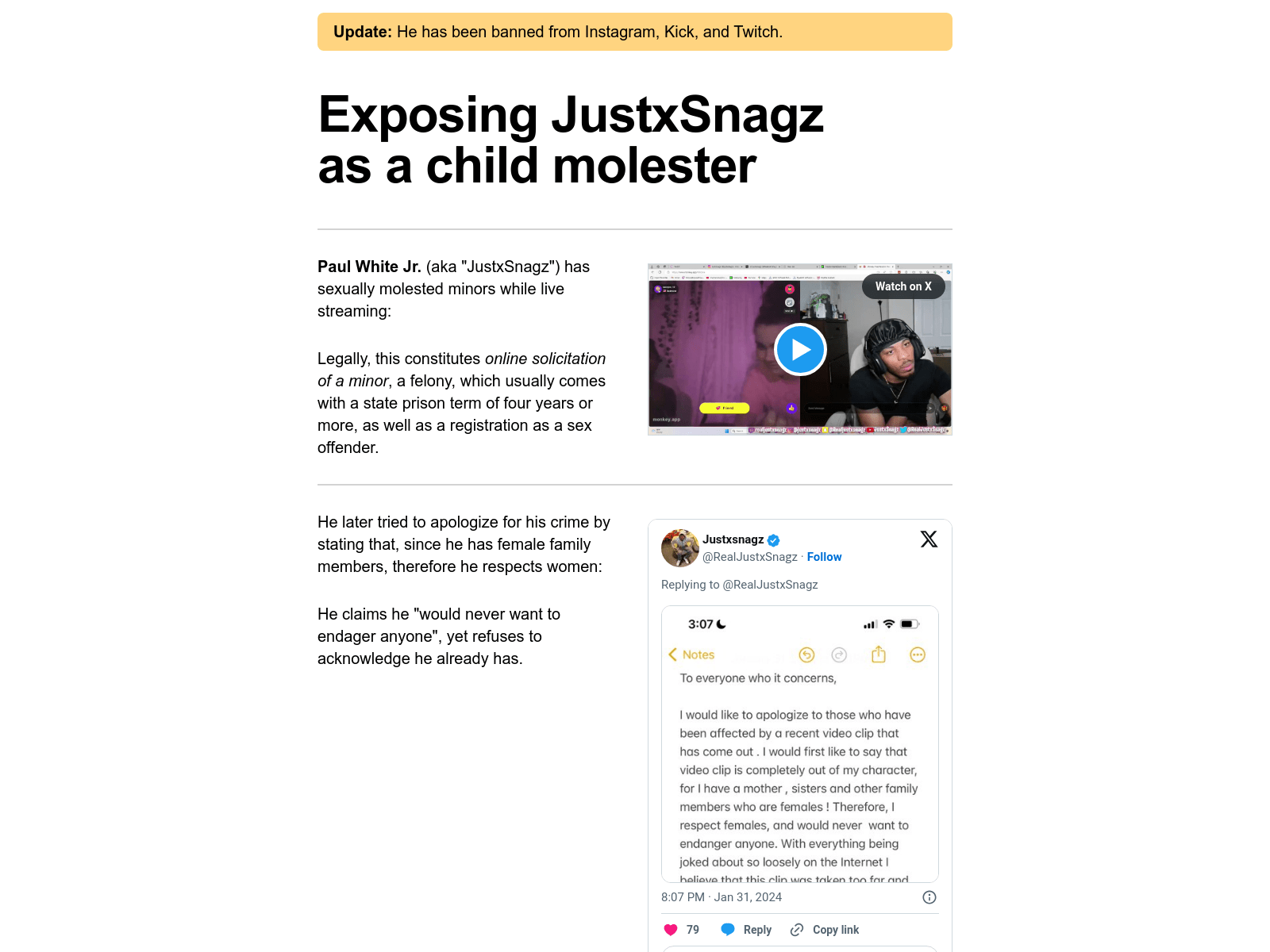 Screenshot of justxsnagz.com
