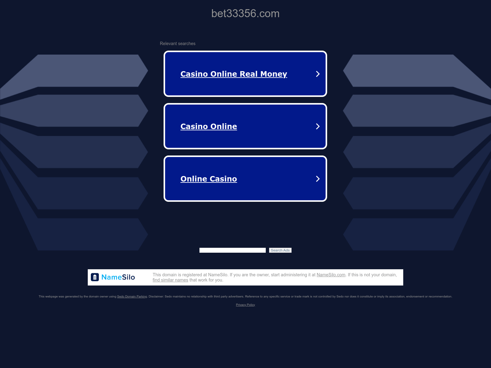 Captura de tela de bet33356.com