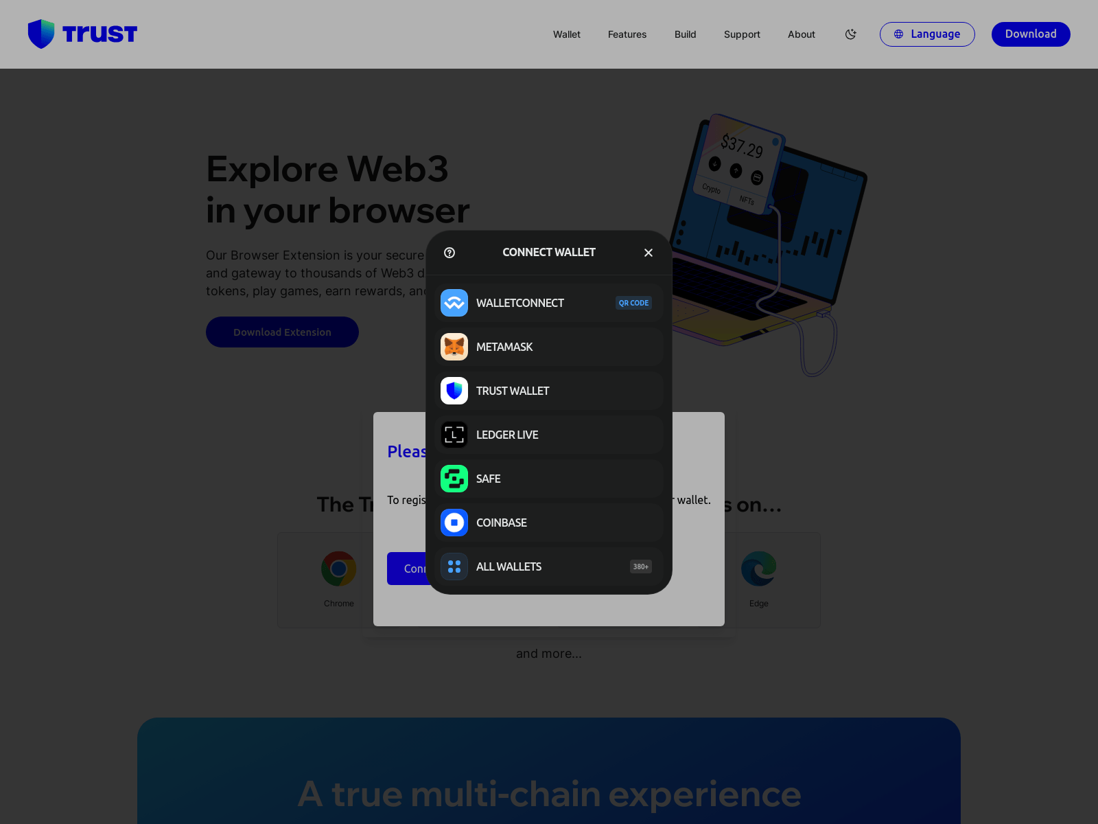 Screenshot of dappextension.info