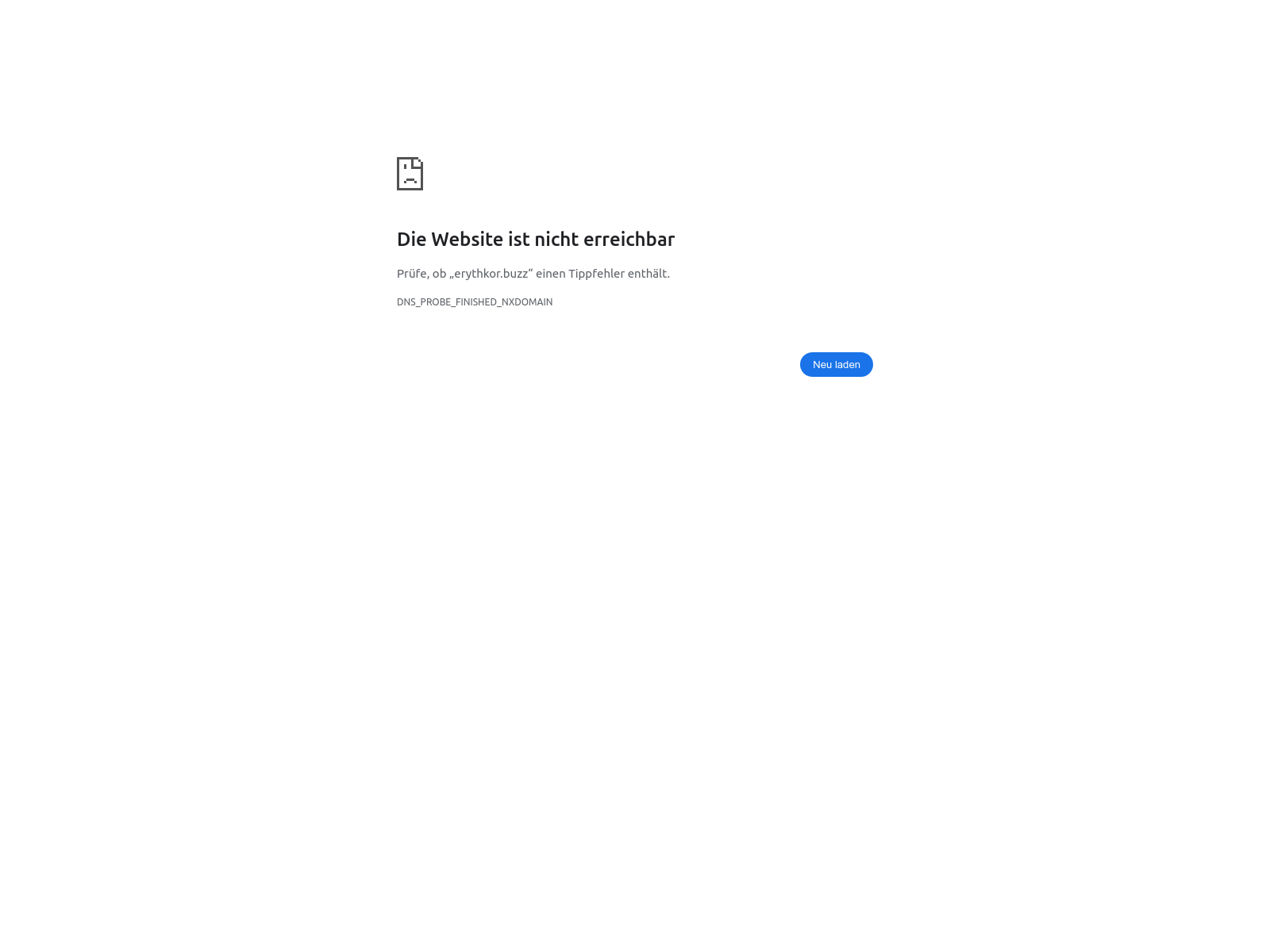 Screenshot of erythkor.buzz