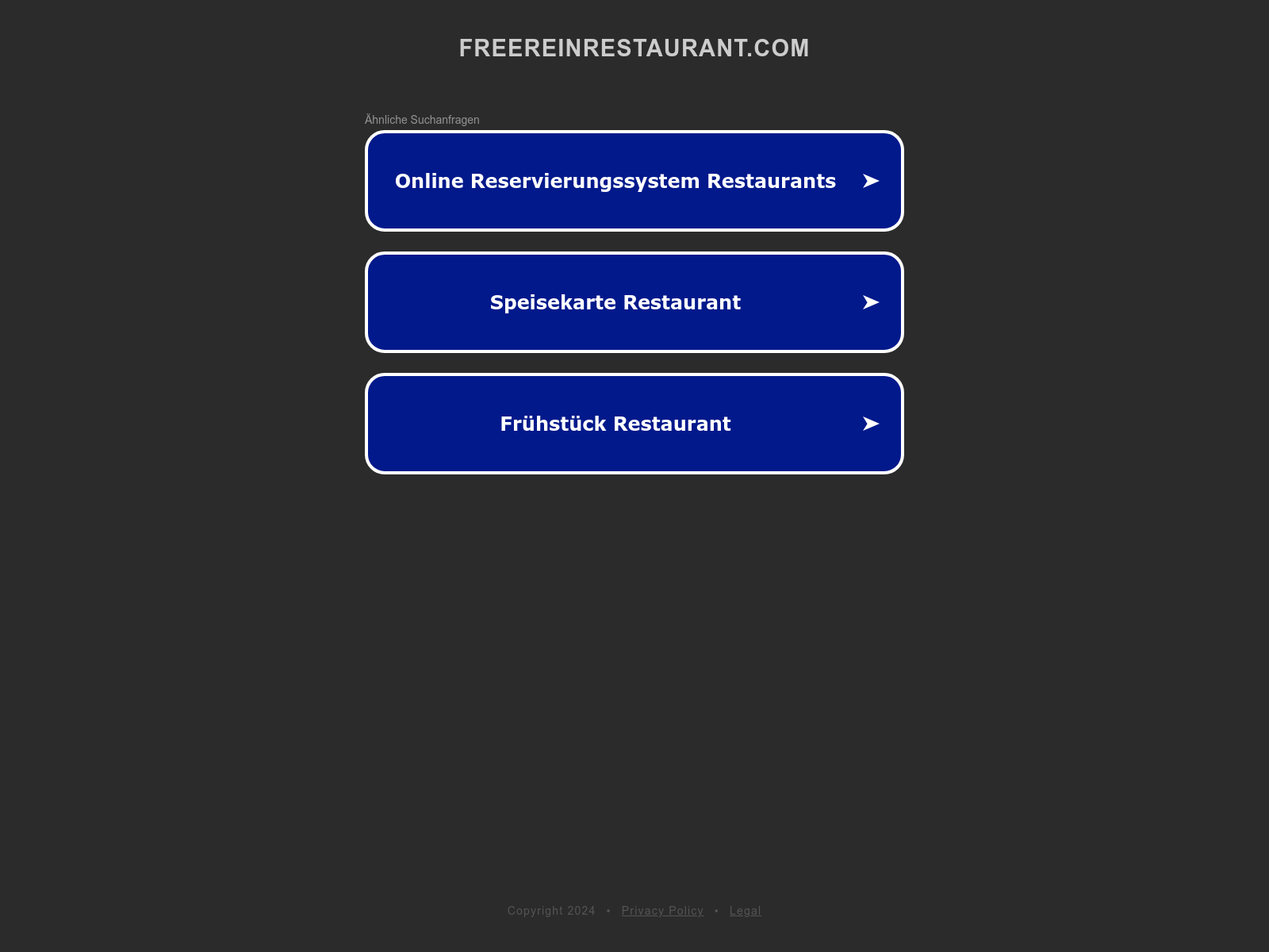 [Ekran görüntüsü] freereinrestaurant.com