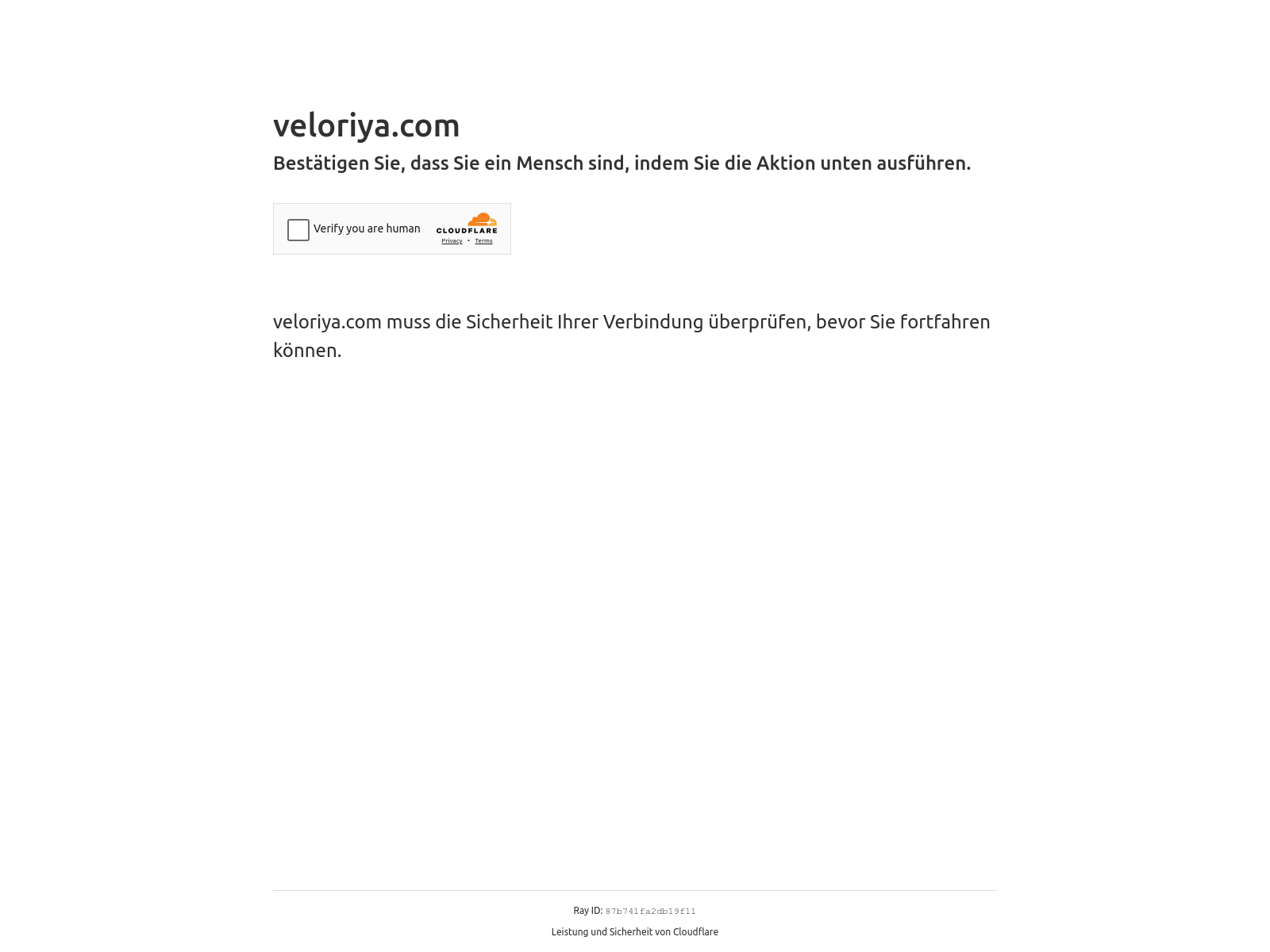Screenshot von veloriya.com