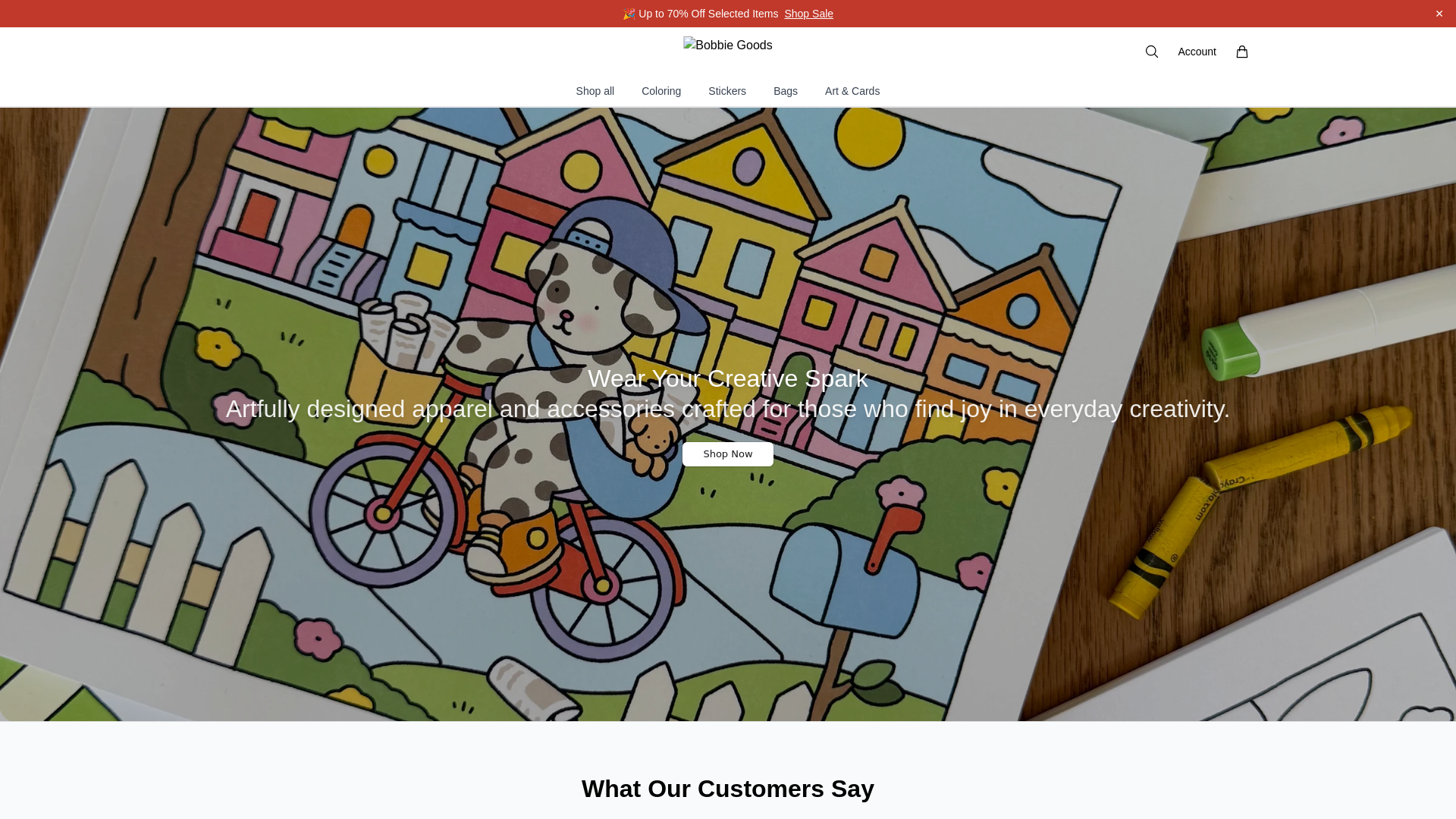 Screenshot of bobbiejoyco.shop