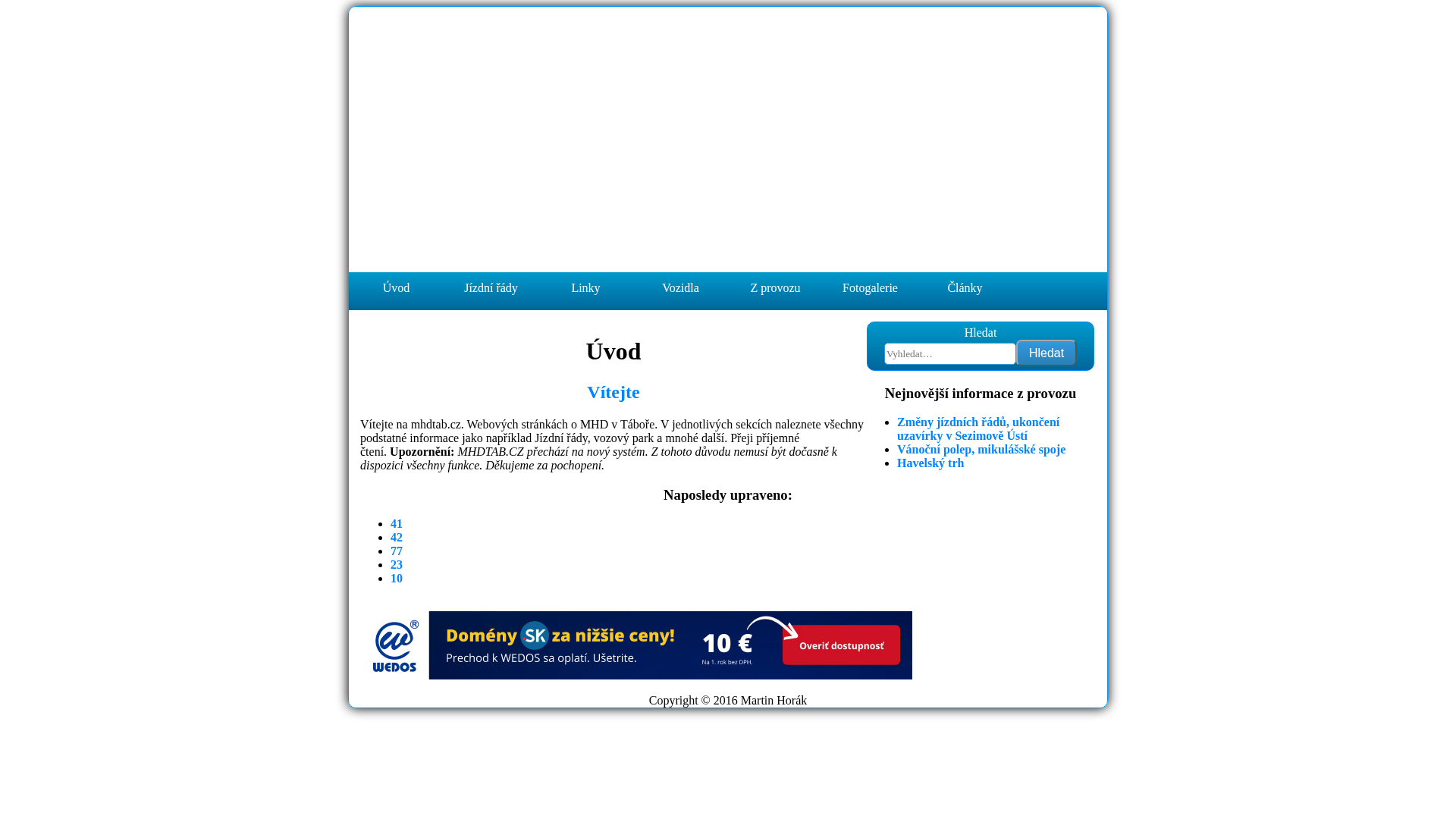 Stored capture of mhdtab.cz