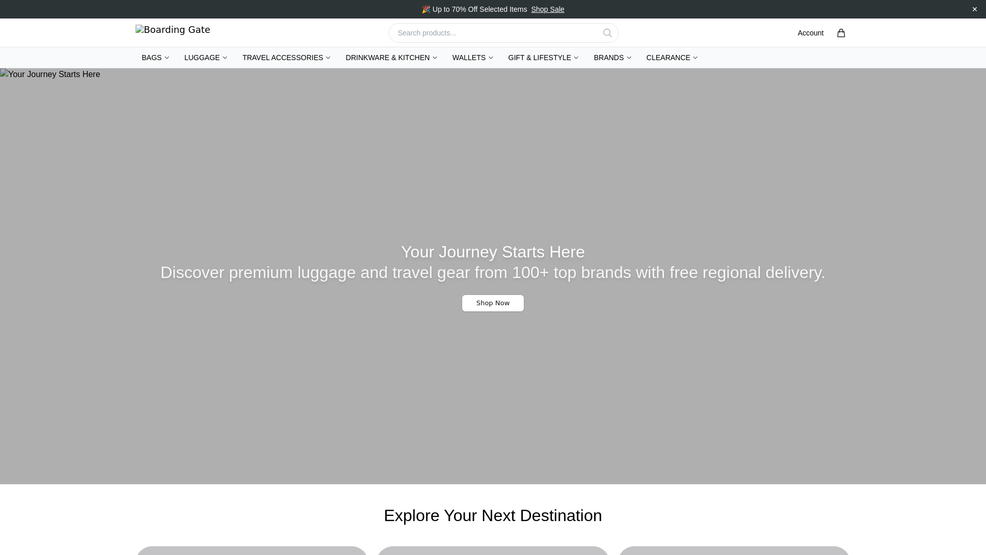 Screenshot of boardinggatehub.shop