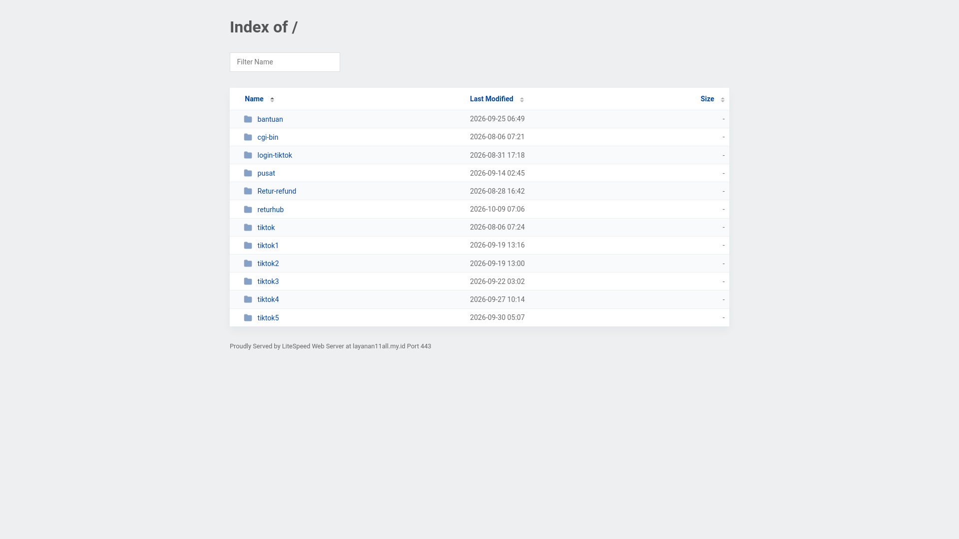 Screenshot of layanan11all.my.id