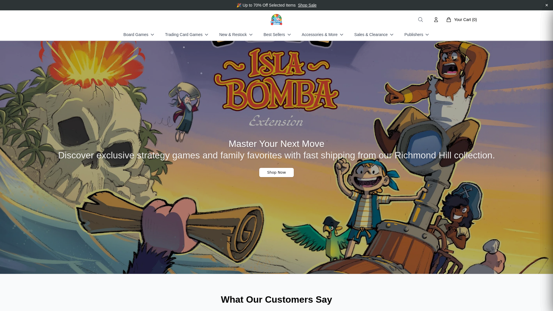 Screenshot of boardgameblisshq.shop