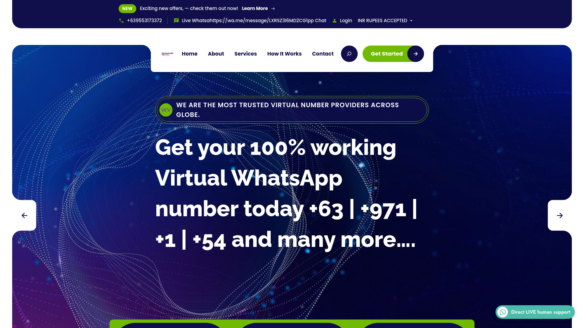Снимок экрана whatsappvirtual.com