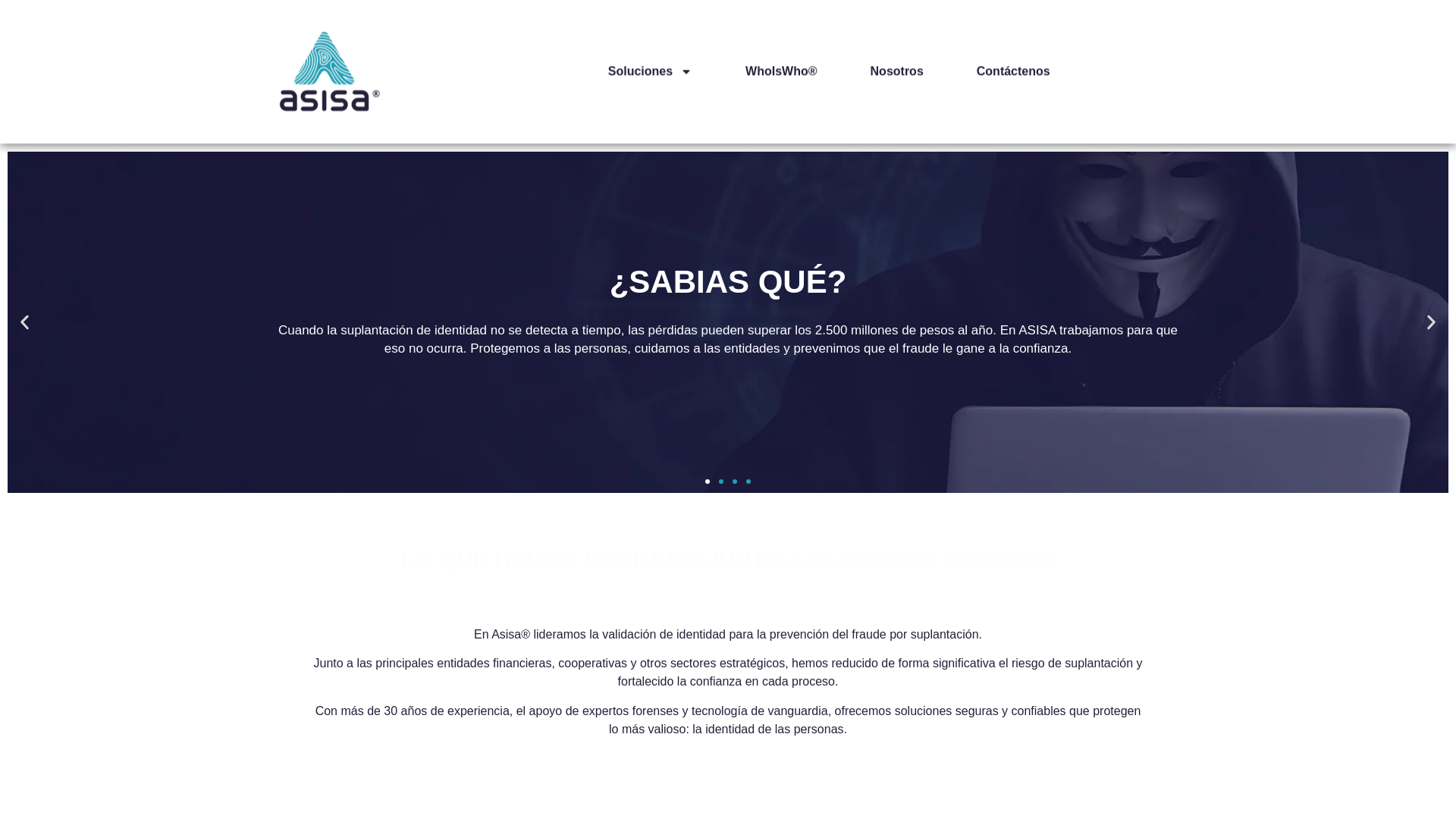 Captura de pantalla de asisa.com.co