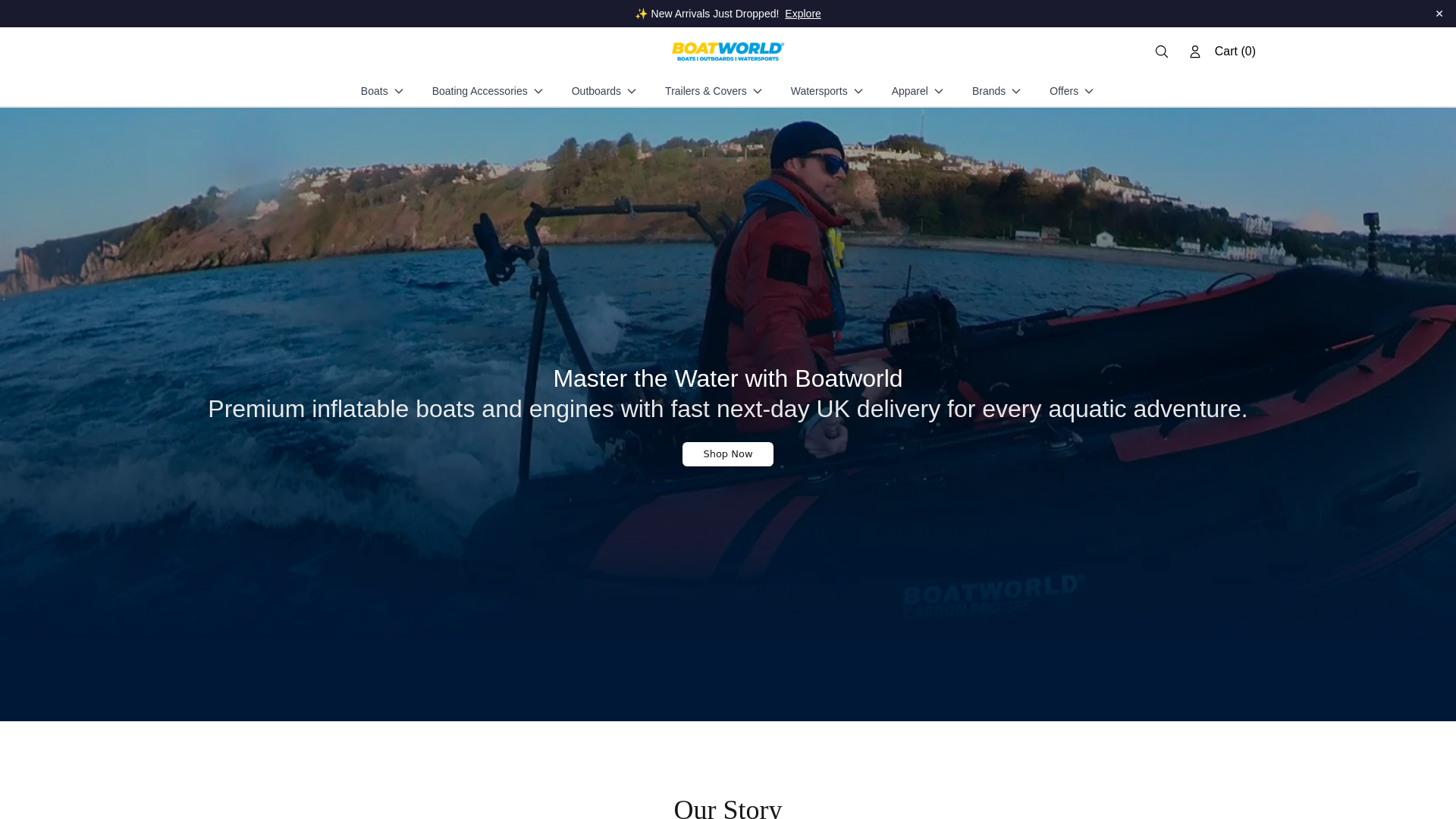 Screenshot of boatzone.shop