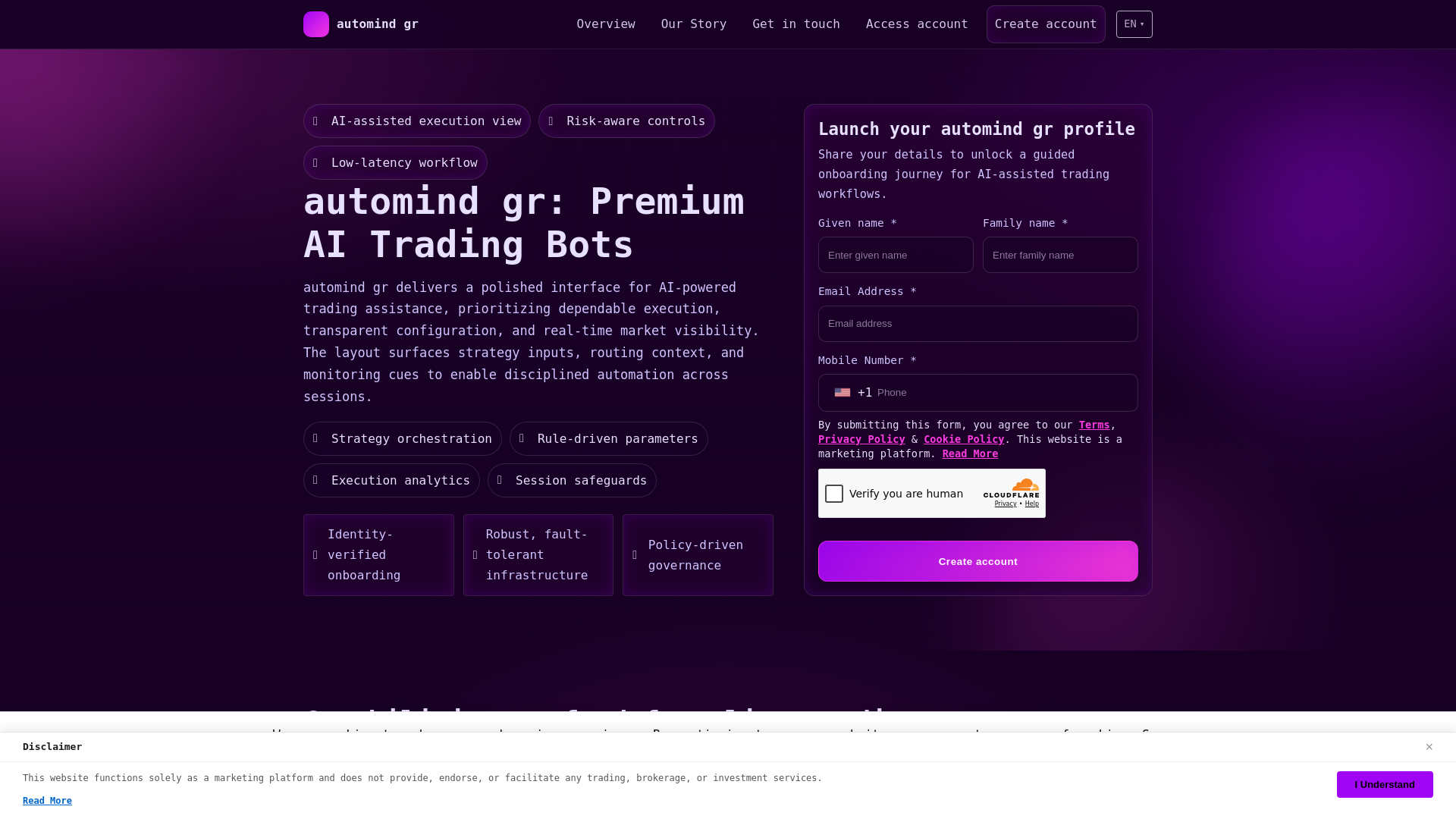 Screenshot of automindgr.com