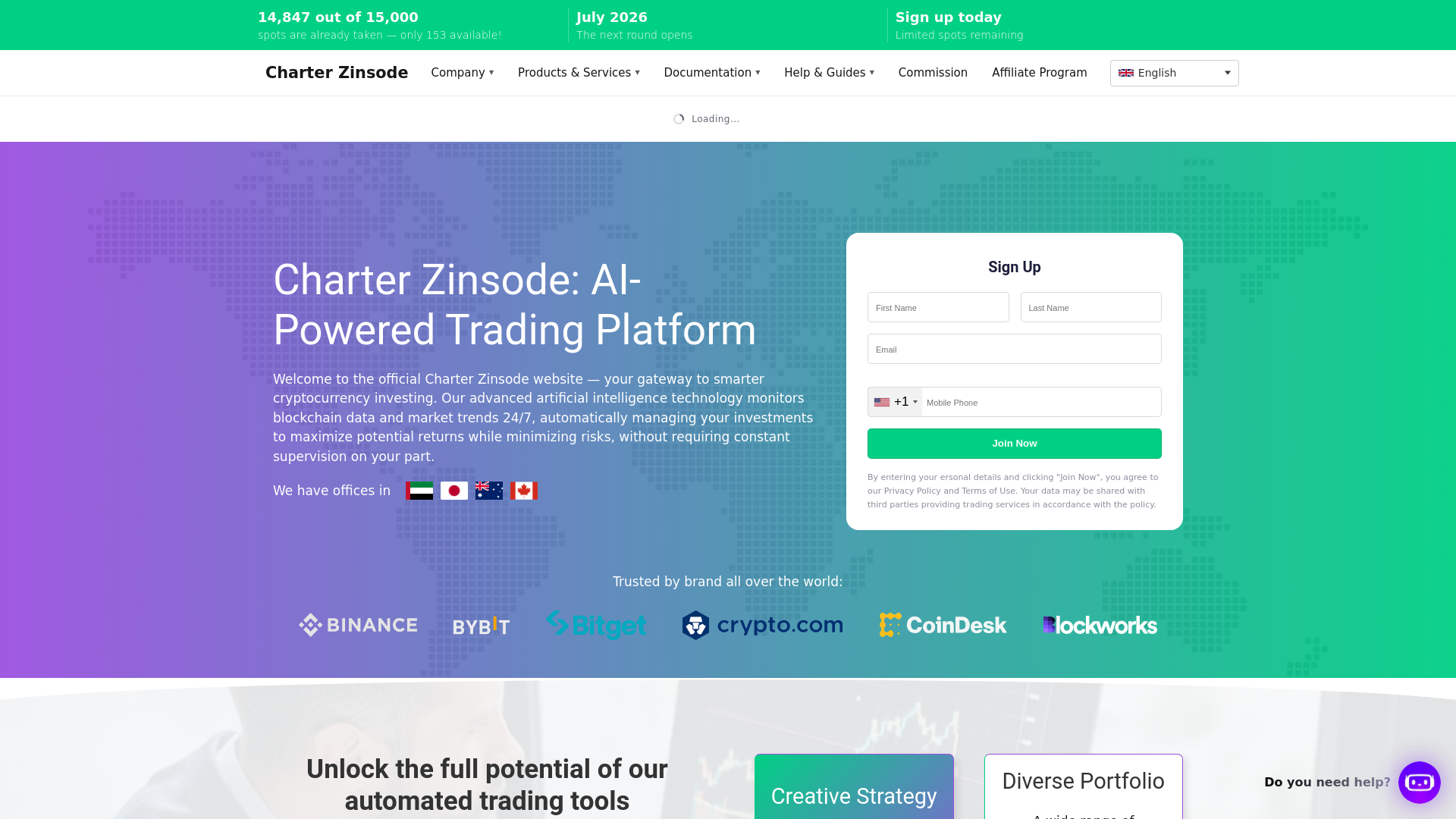 Capture d’écran de charter-zinsode.com