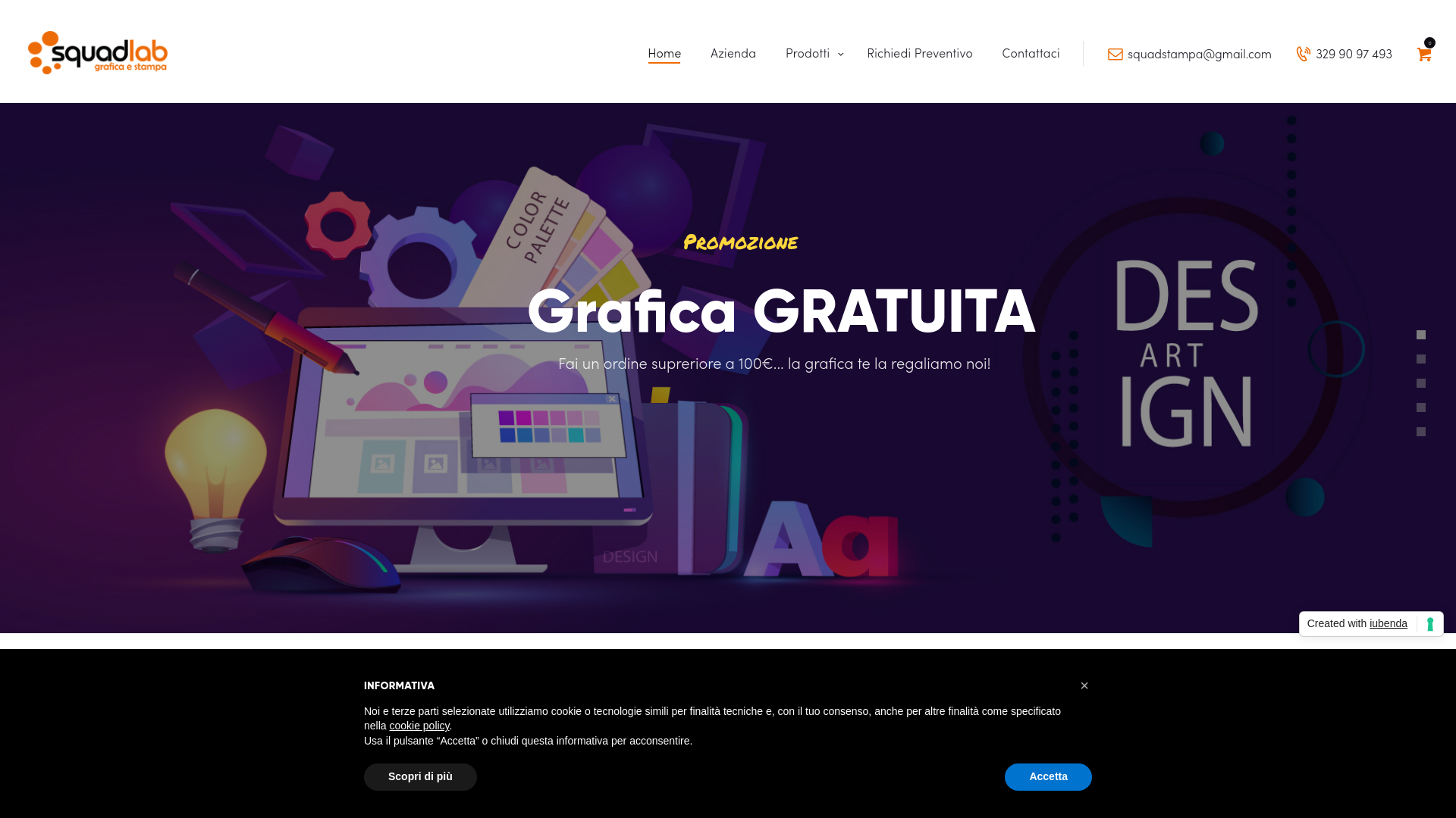 Screenshot of squadlab.it