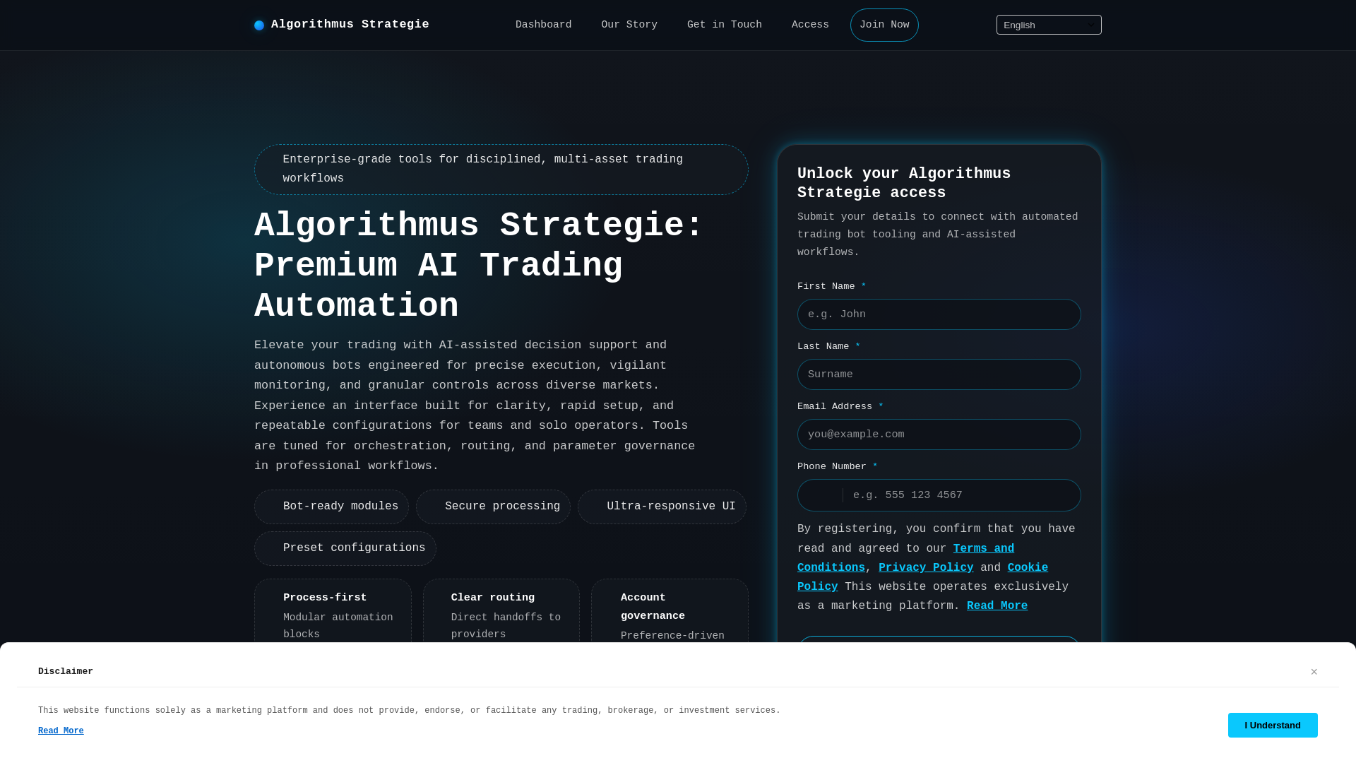 Screenshot of algorithmusstrategie.com
