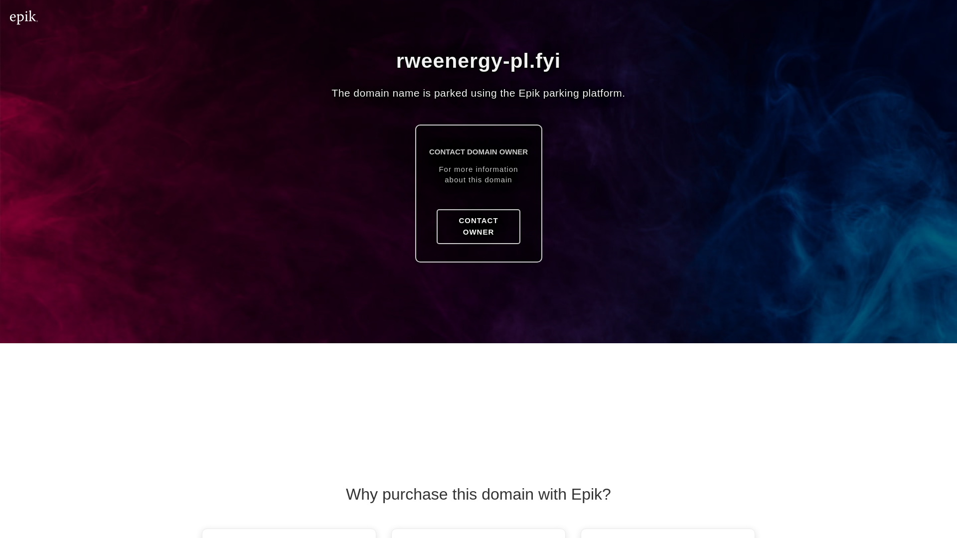 Screenshot of rweenergy-pl.fyi