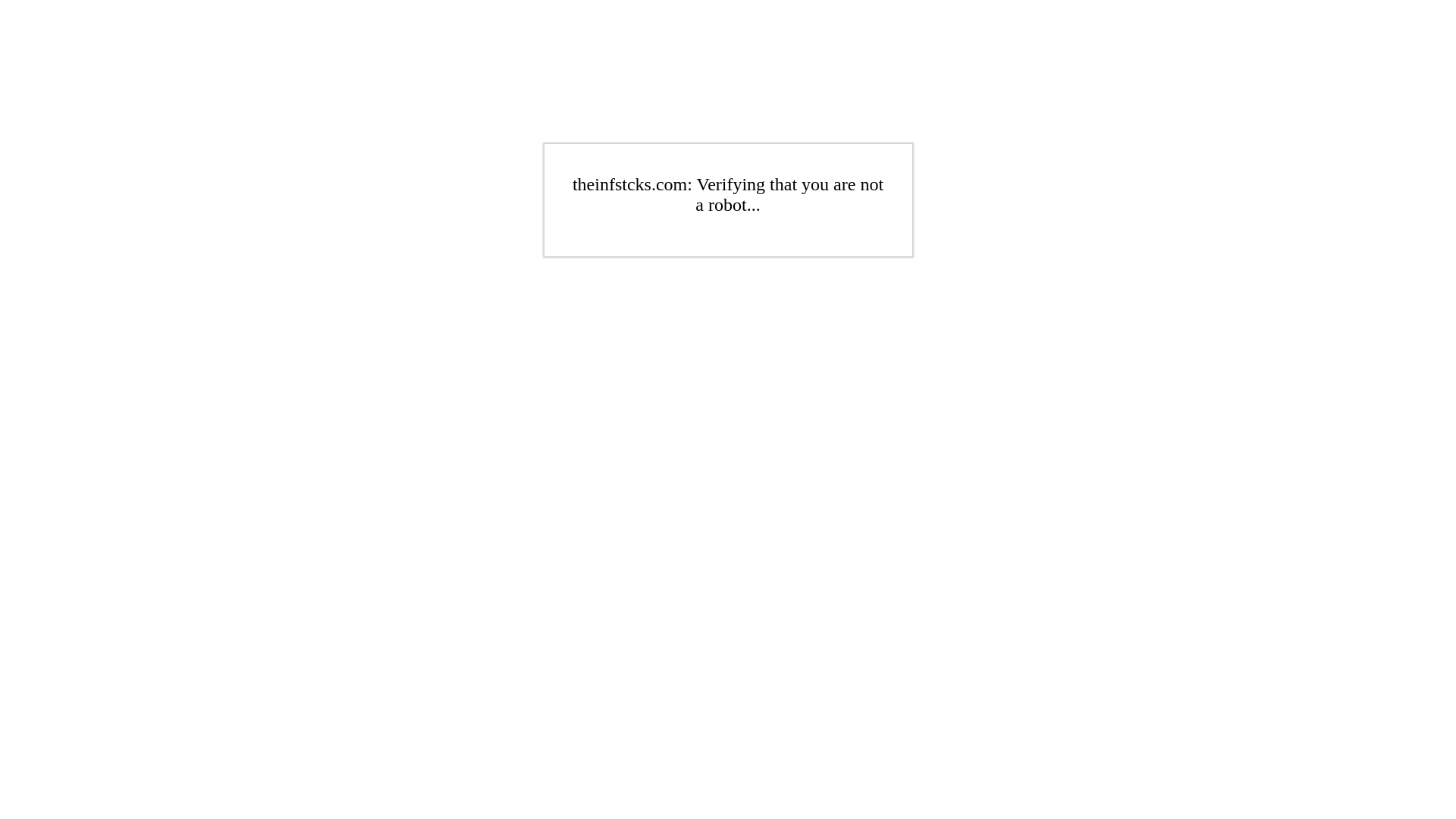 Screenshot of theinfstcks.com