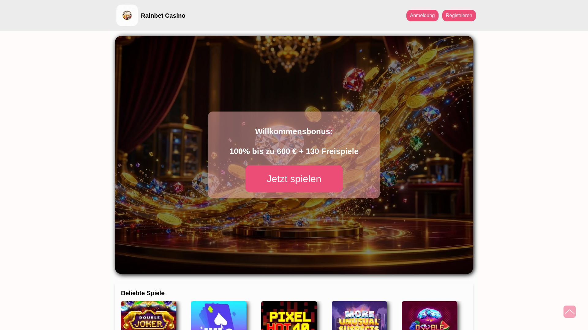 Screenshot di rainbet-online.at