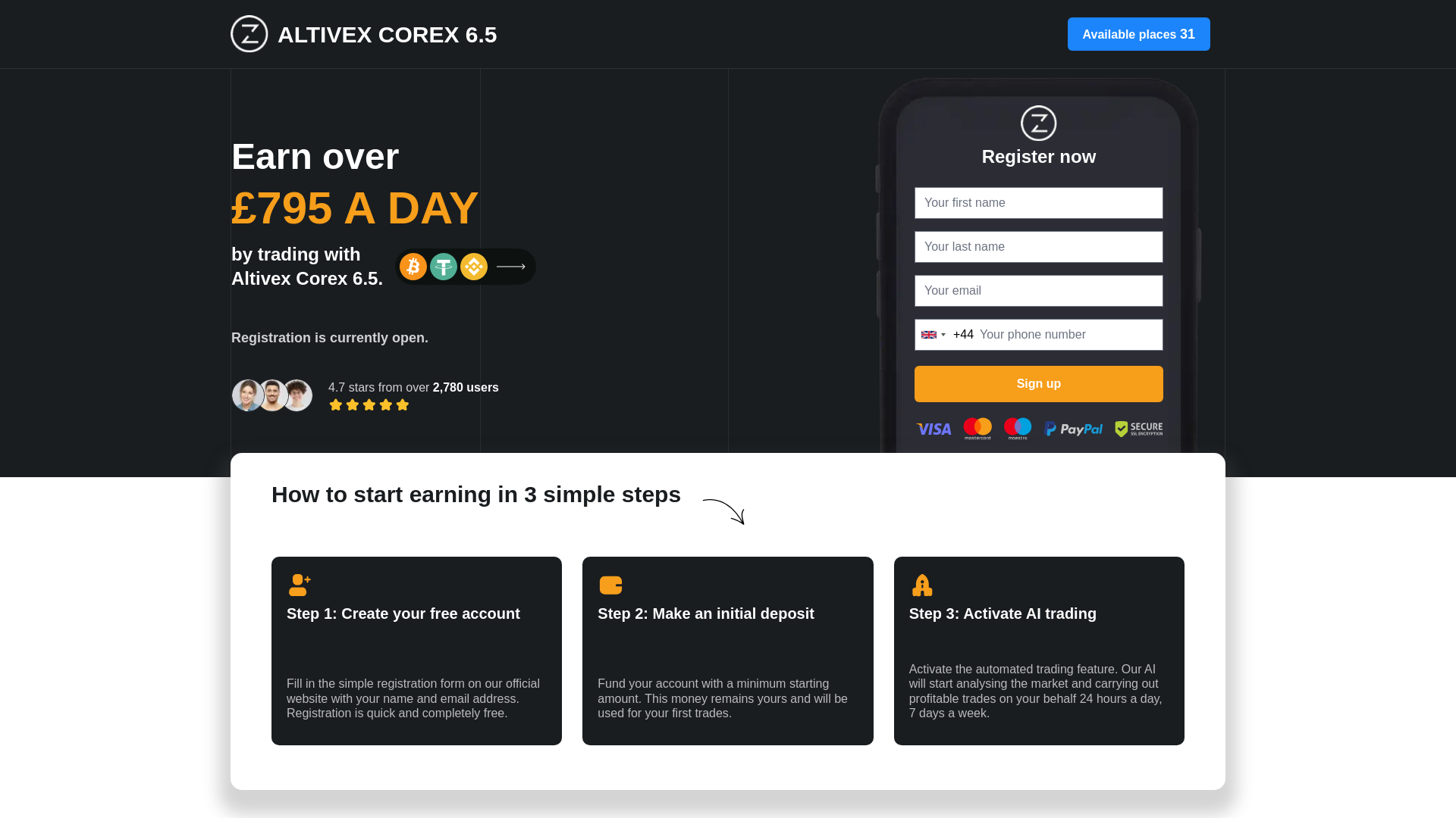 Screenshot of altivexcorex65.net