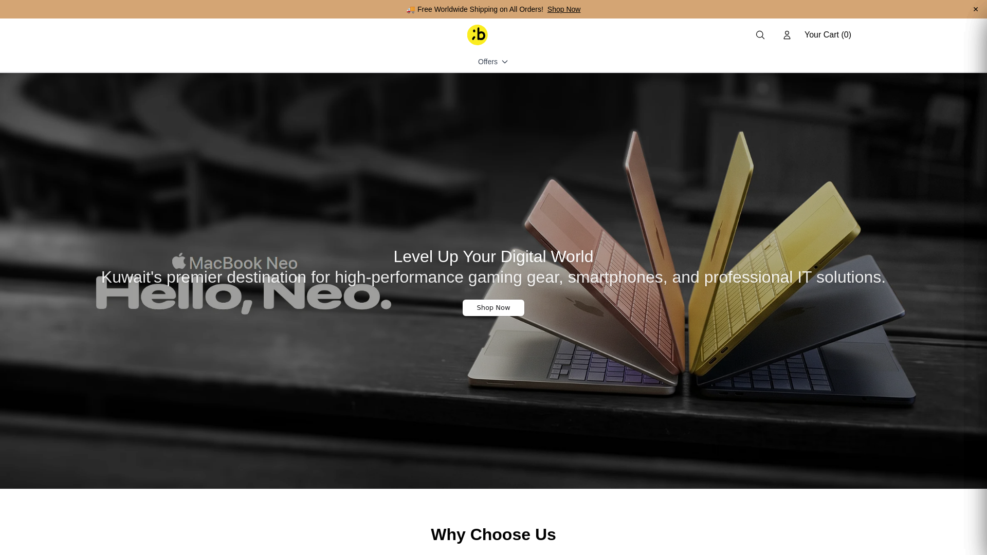 Screenshot of blinkelectronics.shop