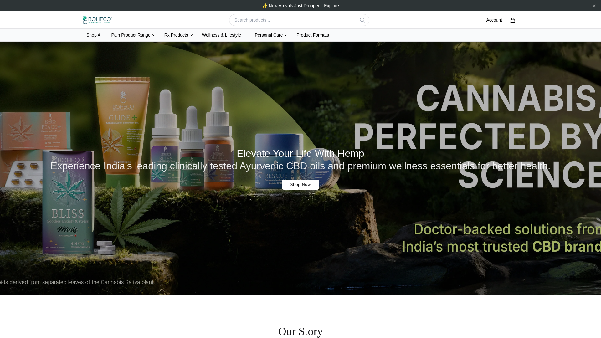 Screenshot of bocogreen.shop