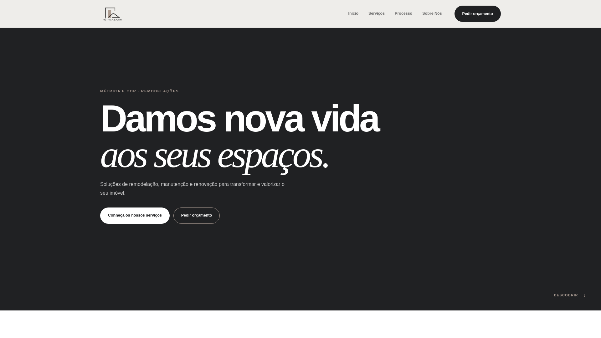 Screenshot of metricaecorl.pt
