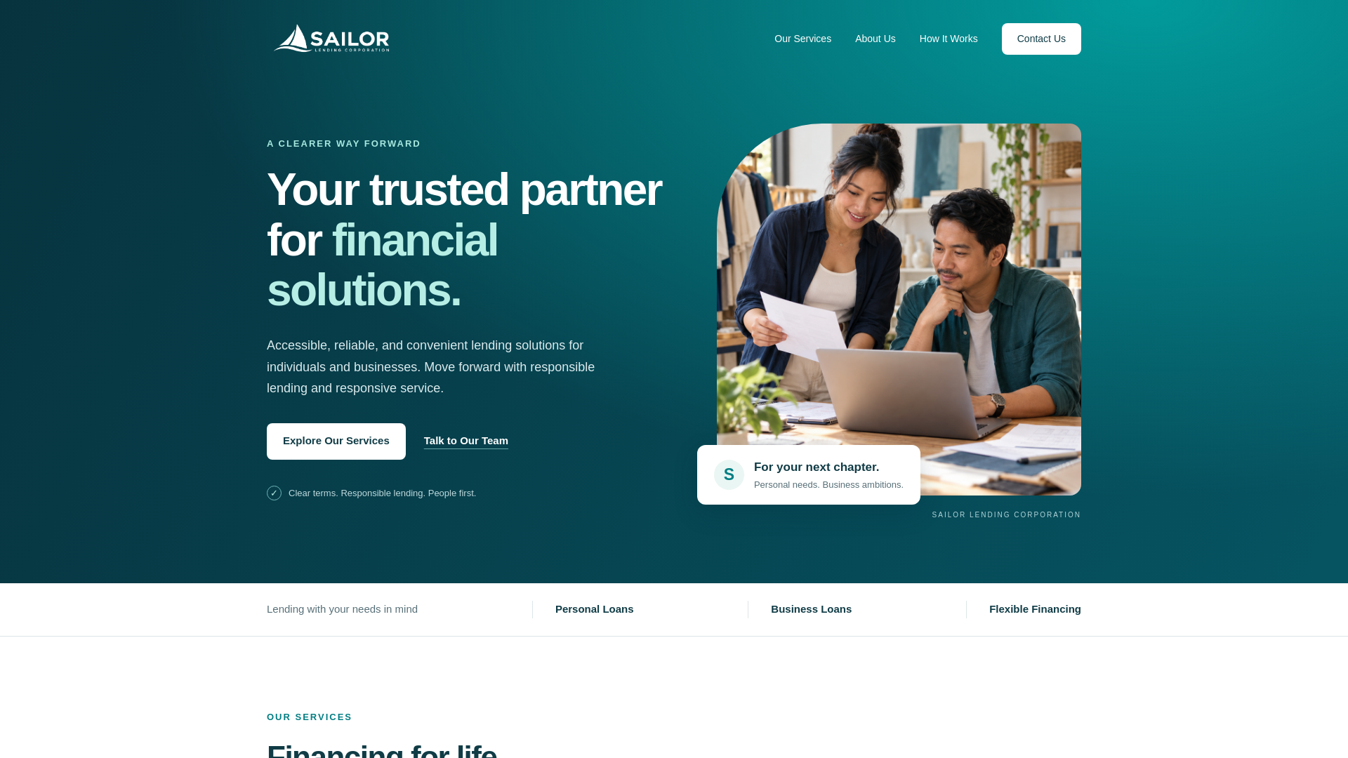 Снимок экрана sailor-lending.com