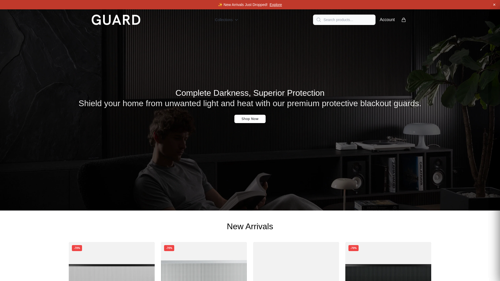 Screenshot of blndscape.shop