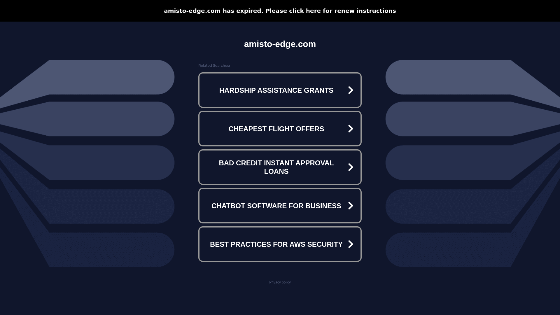 Screenshot of amisto-edge.com
