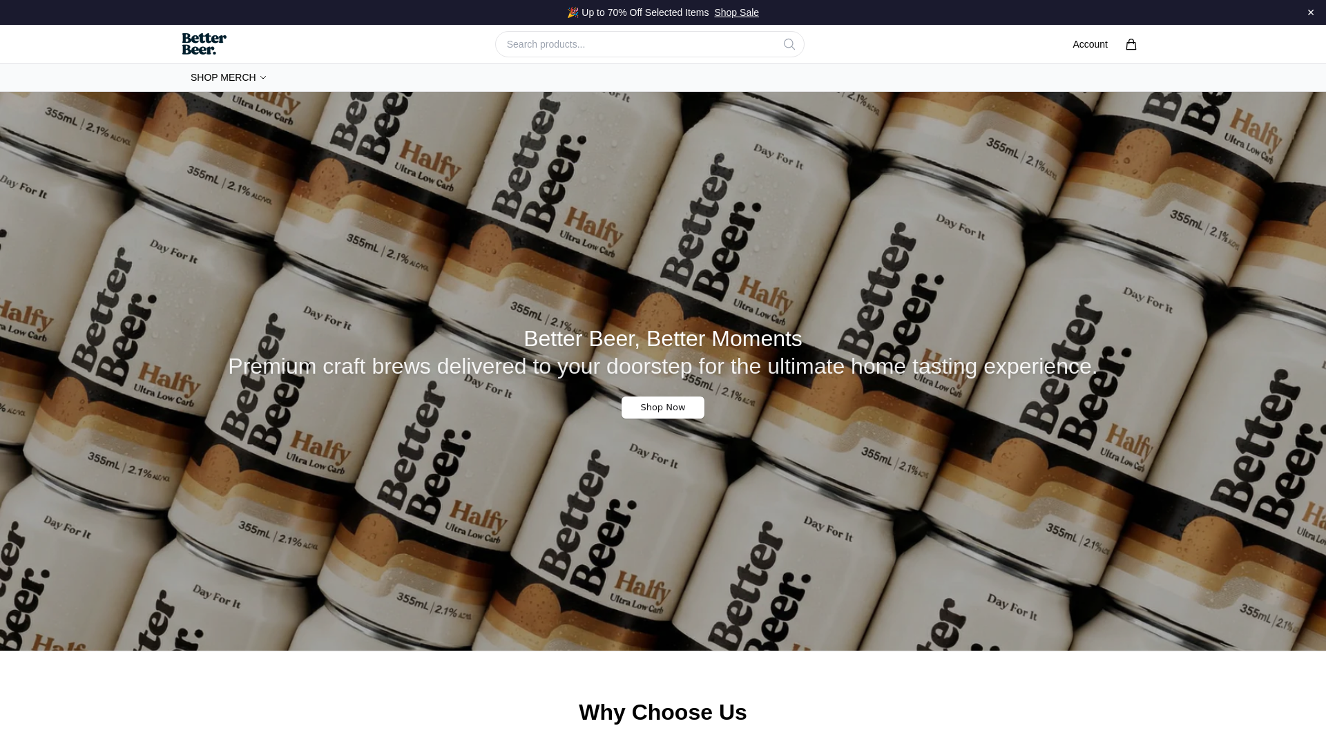 Screenshot of betterbeerhq.shop