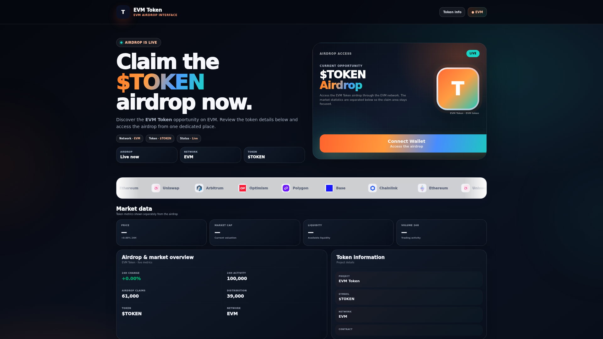 Stored capture of drop-token.netlify.app