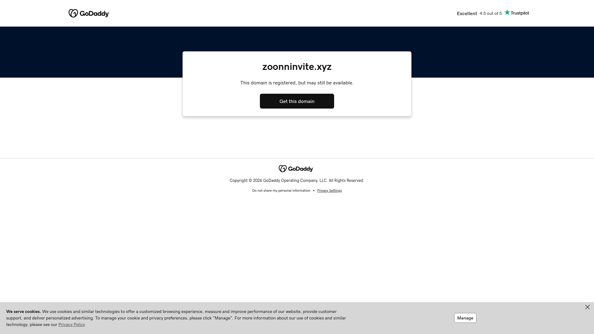 Screenshot of zoonninvite.xyz