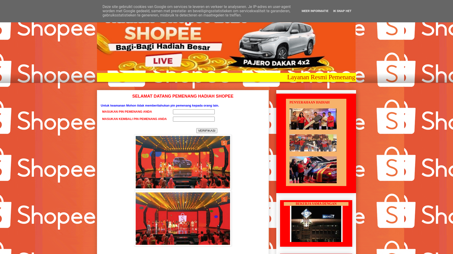 Screenshot of undianshopee-mart12.blogspot.com