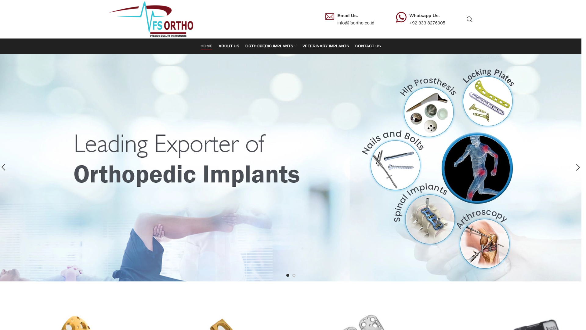 Screenshot of fsortho.co.id