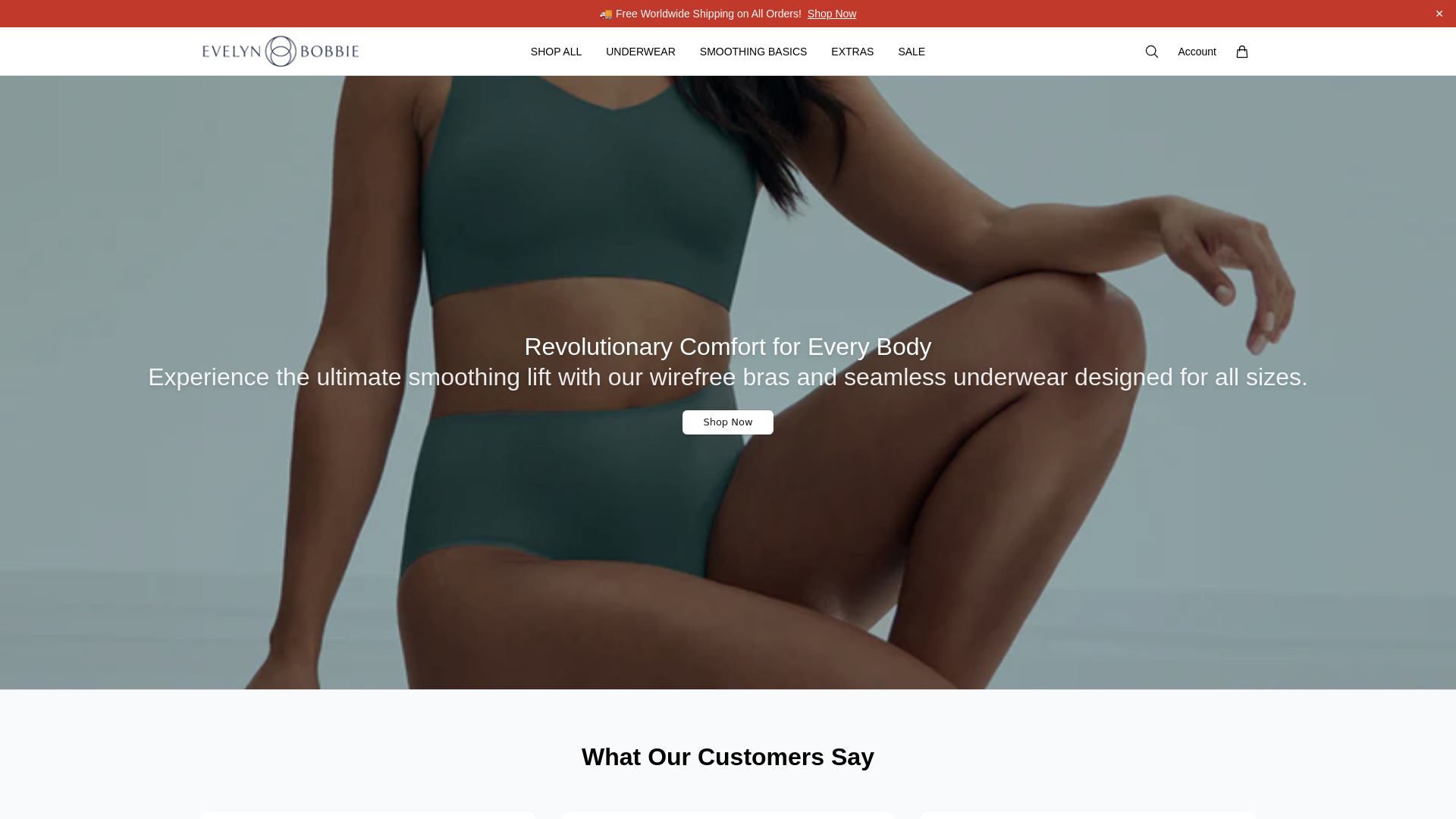 Screenshot of bobbiecomfort.shop