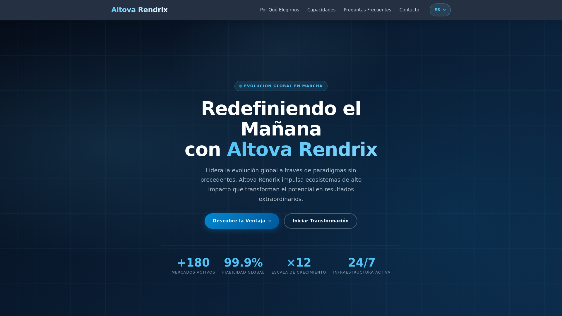 Screenshot of altovarendrix.com