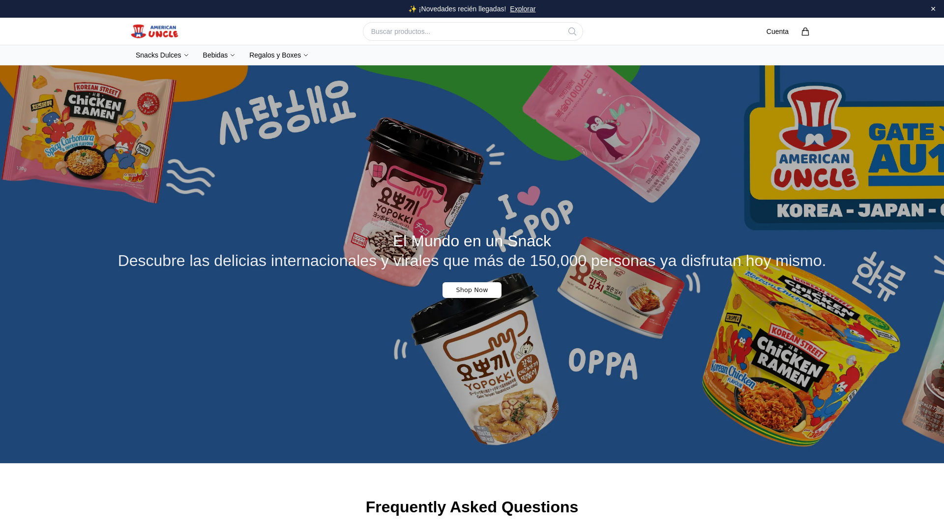 Screenshot of americanuncleonline.shop