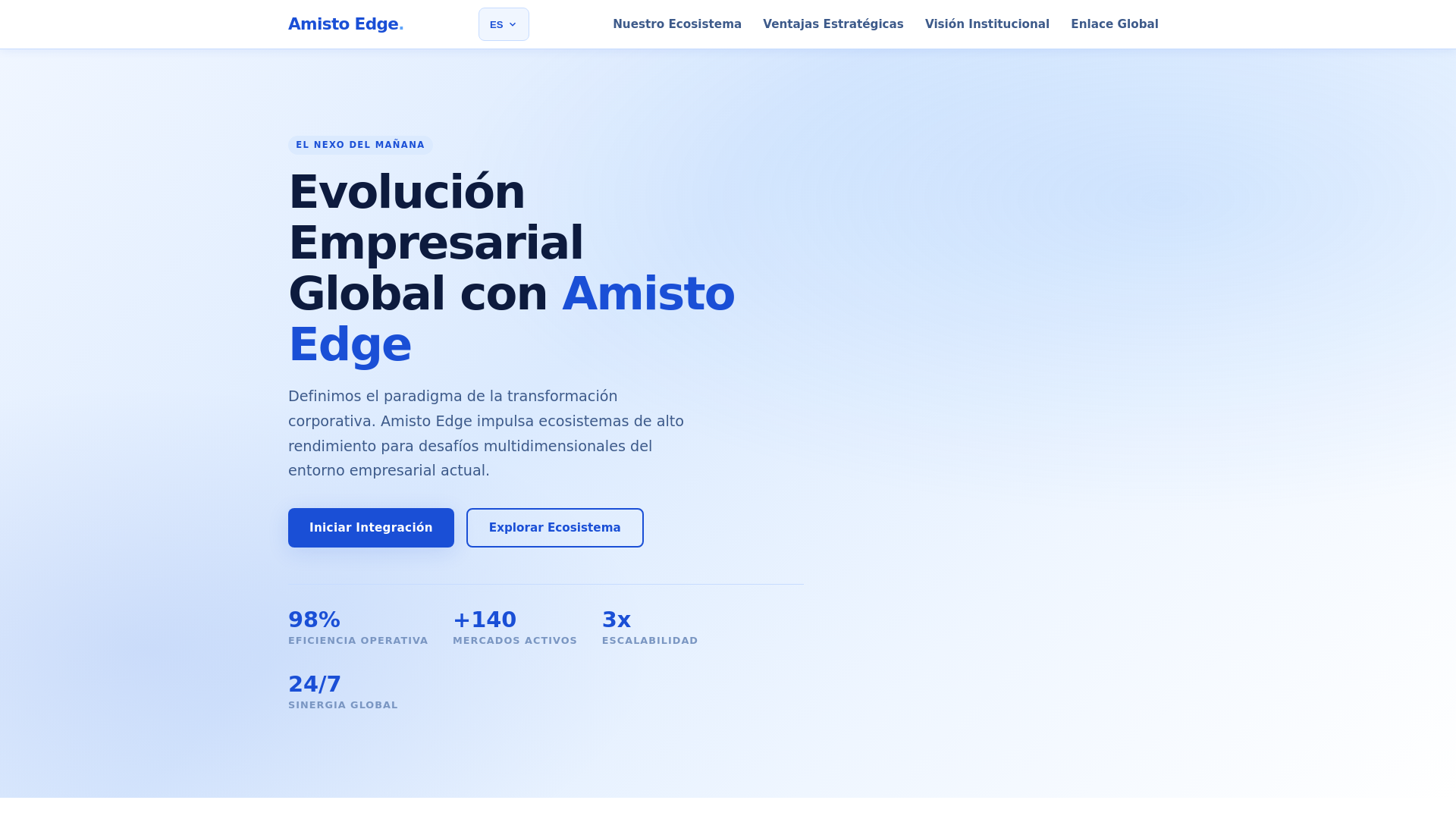 Screenshot of amistoedgetrade.com