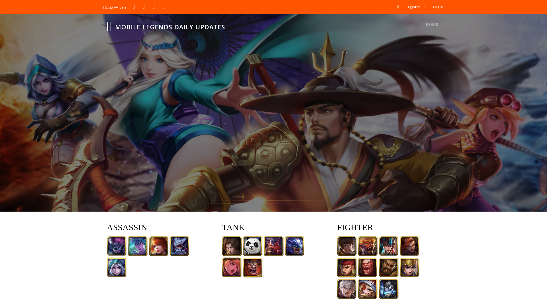 Stored capture of mobilelegendsdailyupdates.blogspot.com