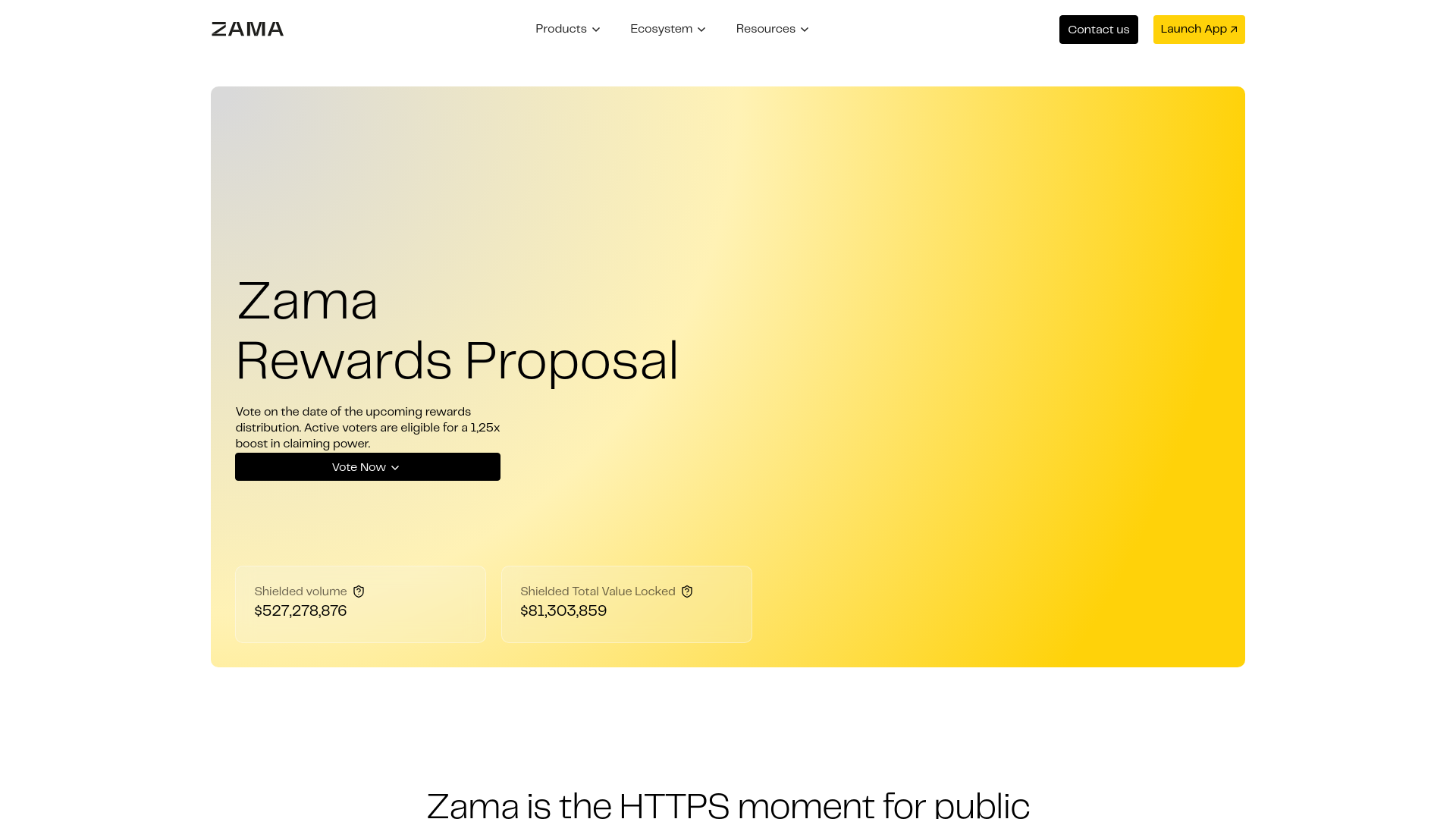 Screenshot of rewards-zama.life