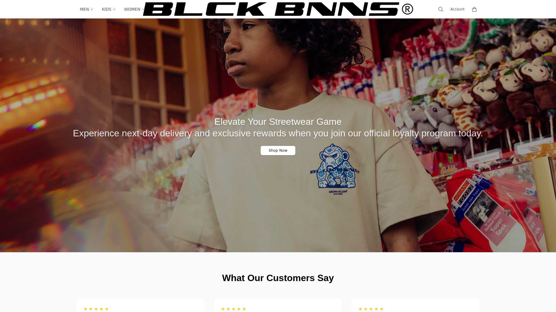 Screenshot of blackbananasshop.shop