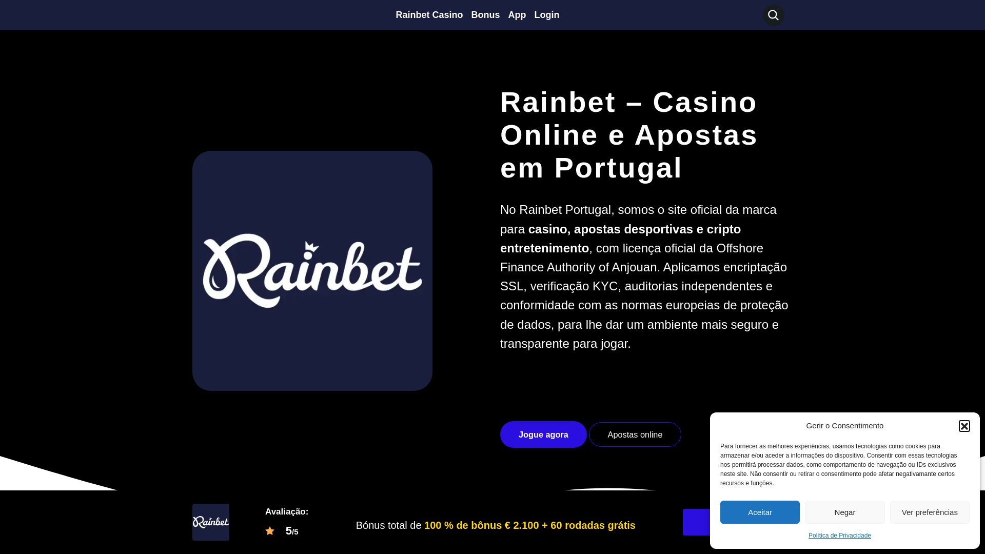 rainbetcasino-pt.com का स्क्रीनशॉट