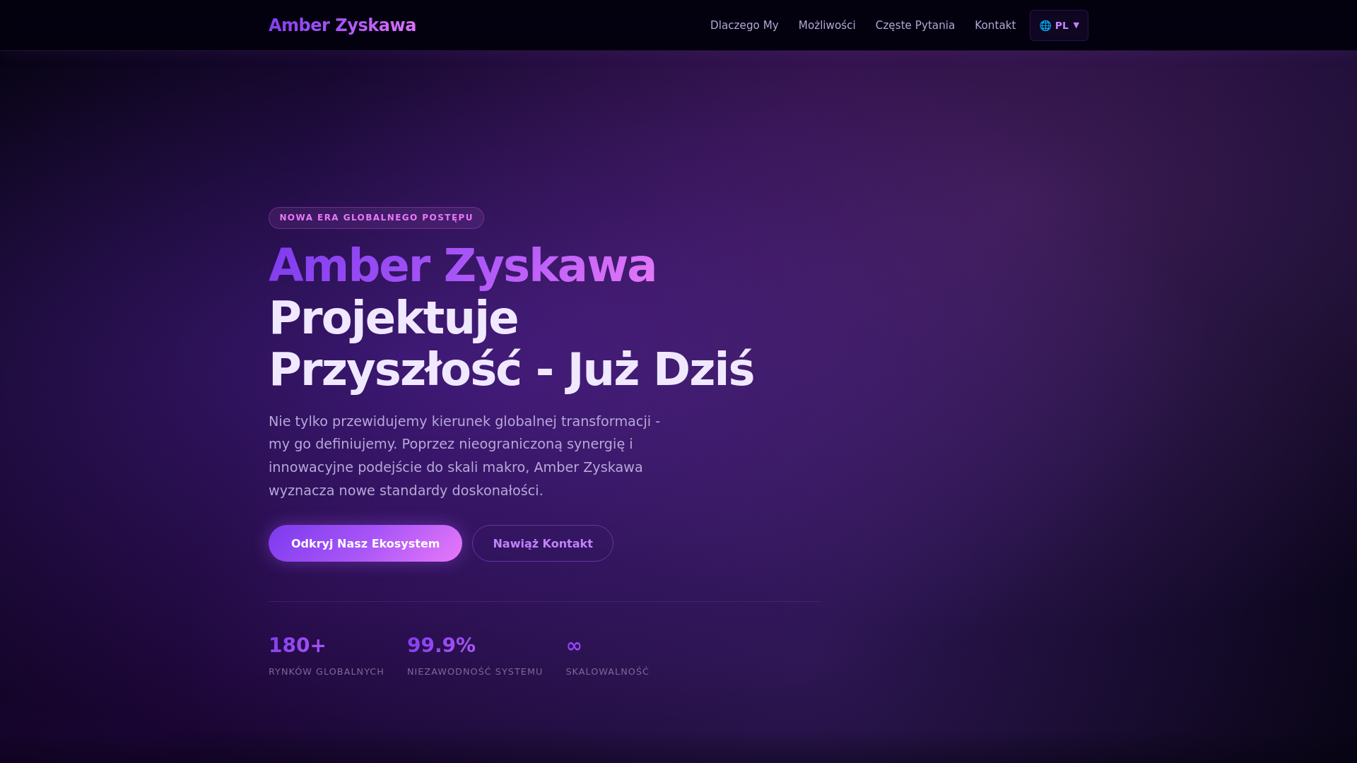 Screenshot of amberzyskawa.com