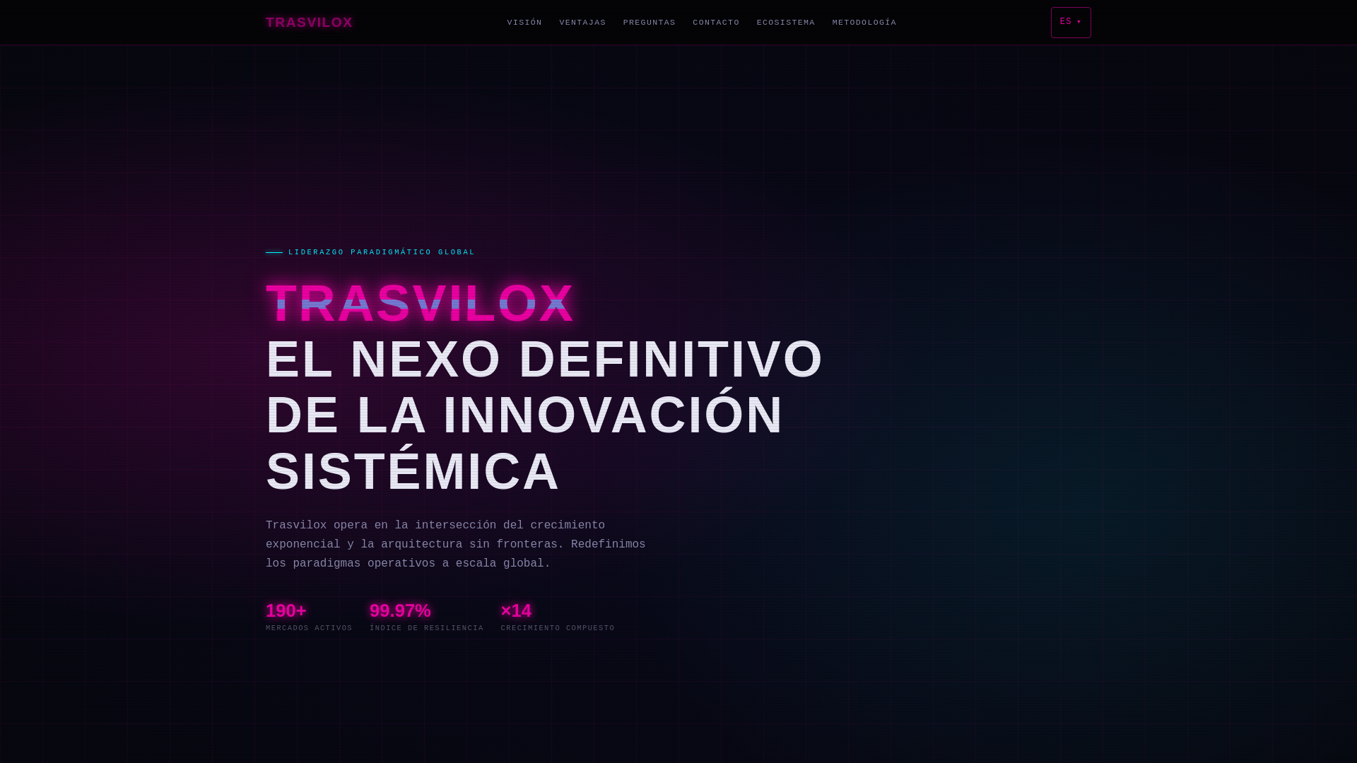 Screenshot di trasviloxtrade.com