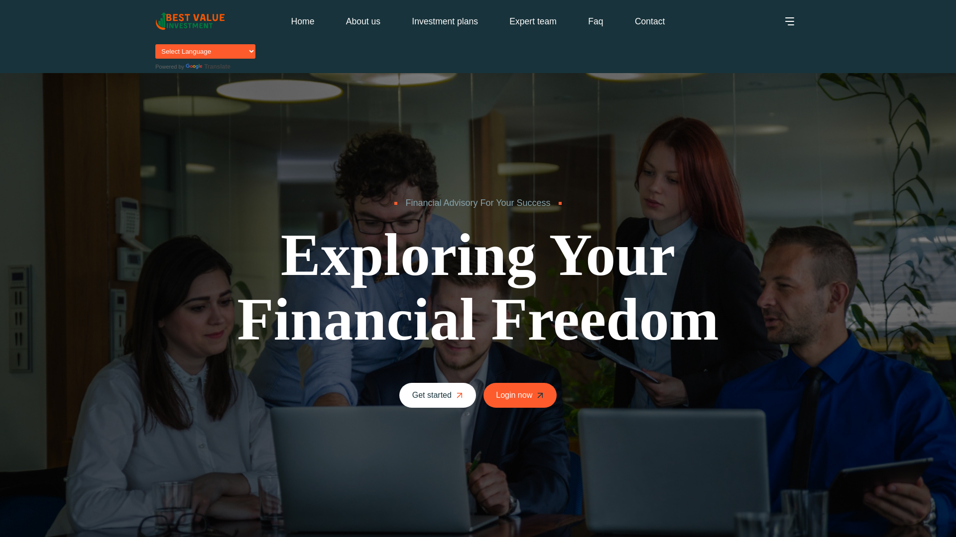 Screenshot of bestvalueinves.com