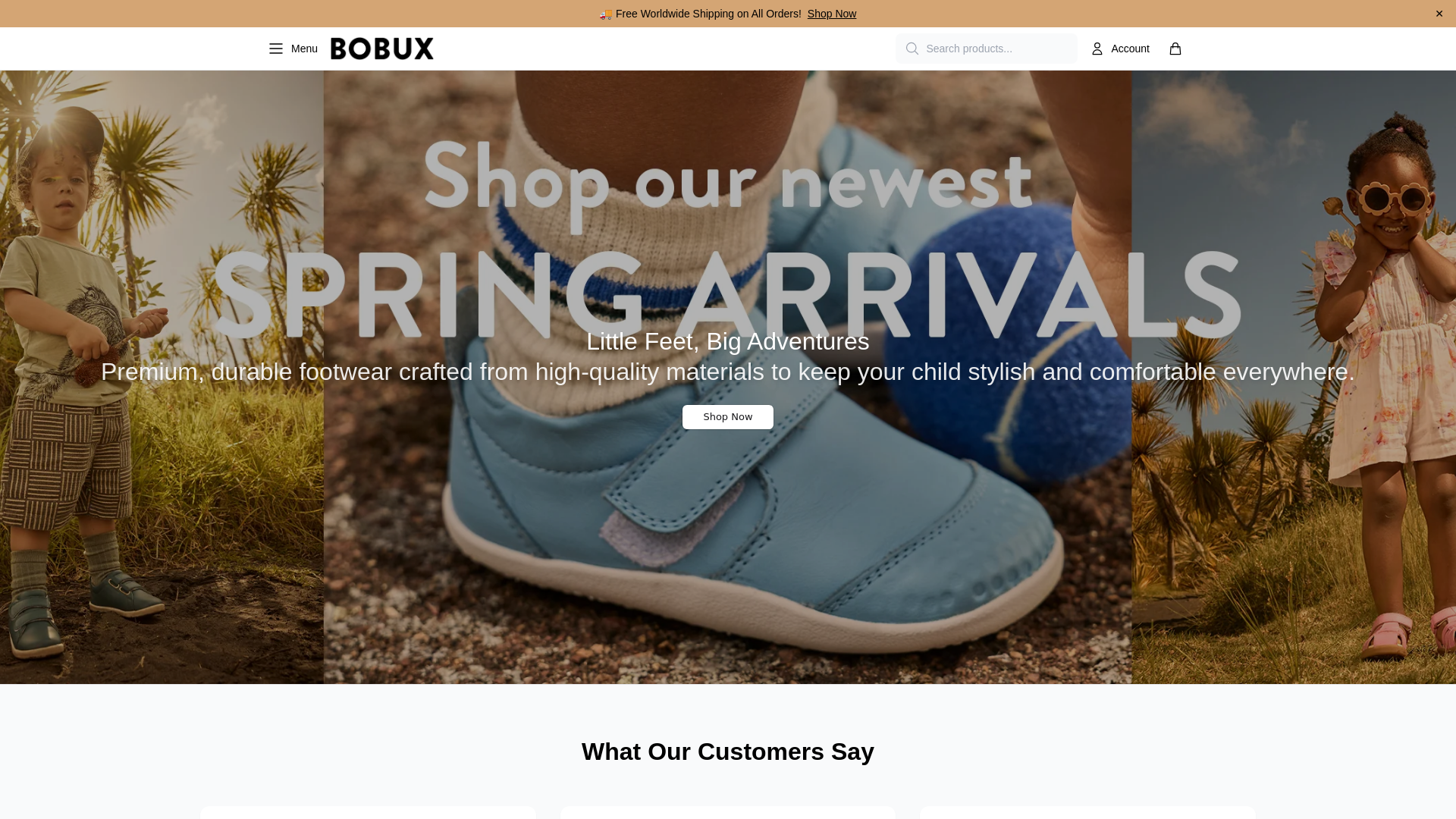 Screenshot of bobuxonline.shop
