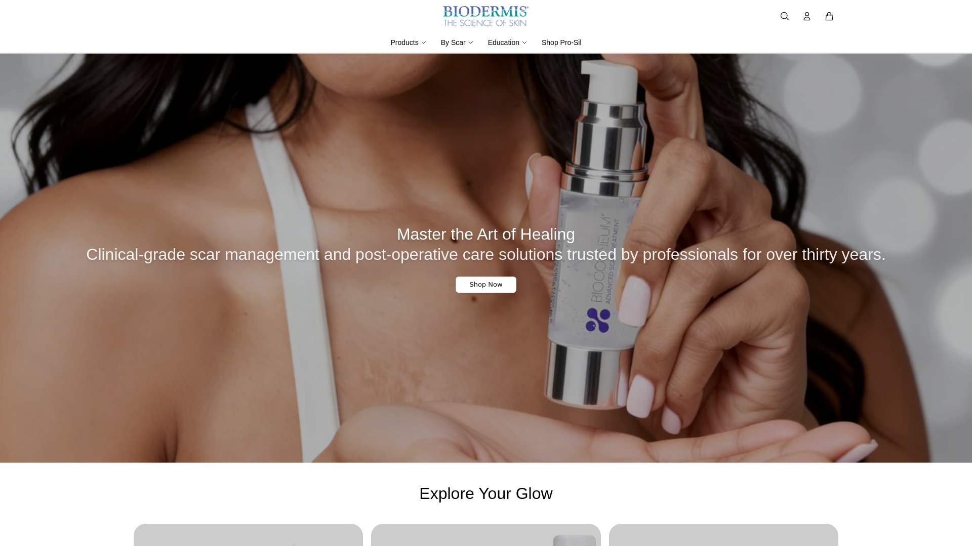 Screenshot of biodermisshop.shop