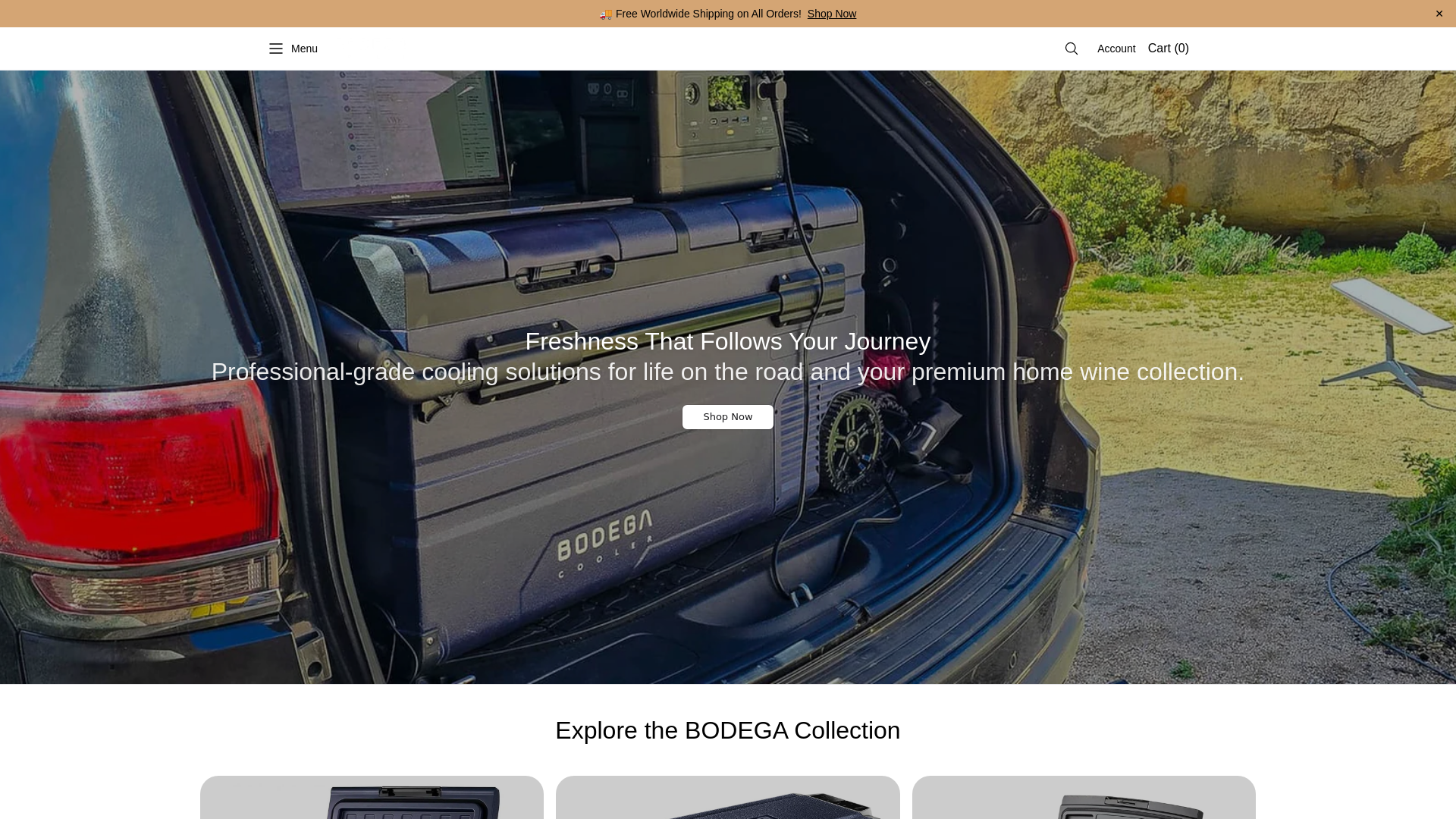 Screenshot of bodegacoolershop.shop